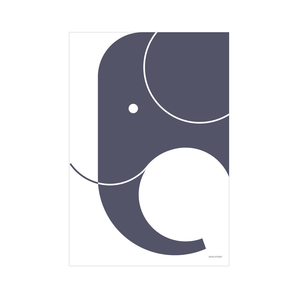 SNUG.ELEPHANT | Elefanten POSTER | 50x70 cm | Snug Studio - Charles & Marie