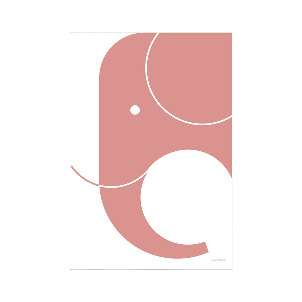 SNUG.ELEPHANT | Elefanten POSTER | 50x70 cm | Snug Studio - Charles & Marie