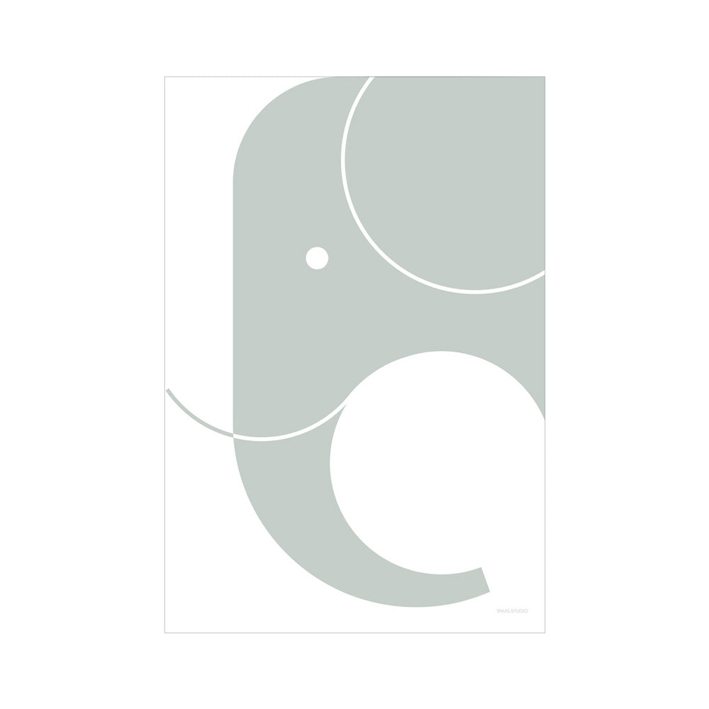 SNUG.ELEPHANT | Elefanten POSTER | 50x70 cm | Snug Studio - Charles & Marie