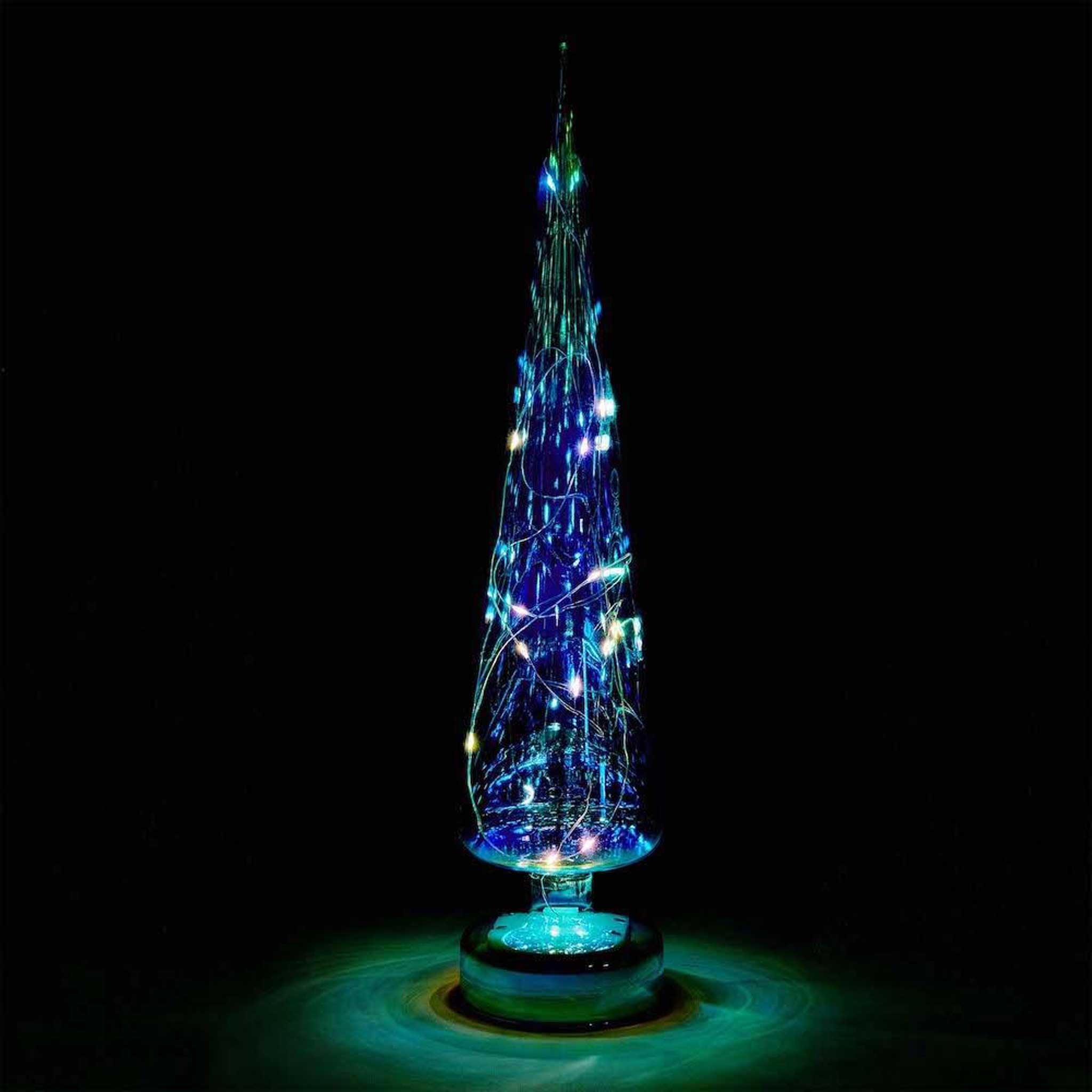 IRIDESCENT | Glas-TANNENBAUM mit LED Beleuchtung  | MoMA - Charles & Marie