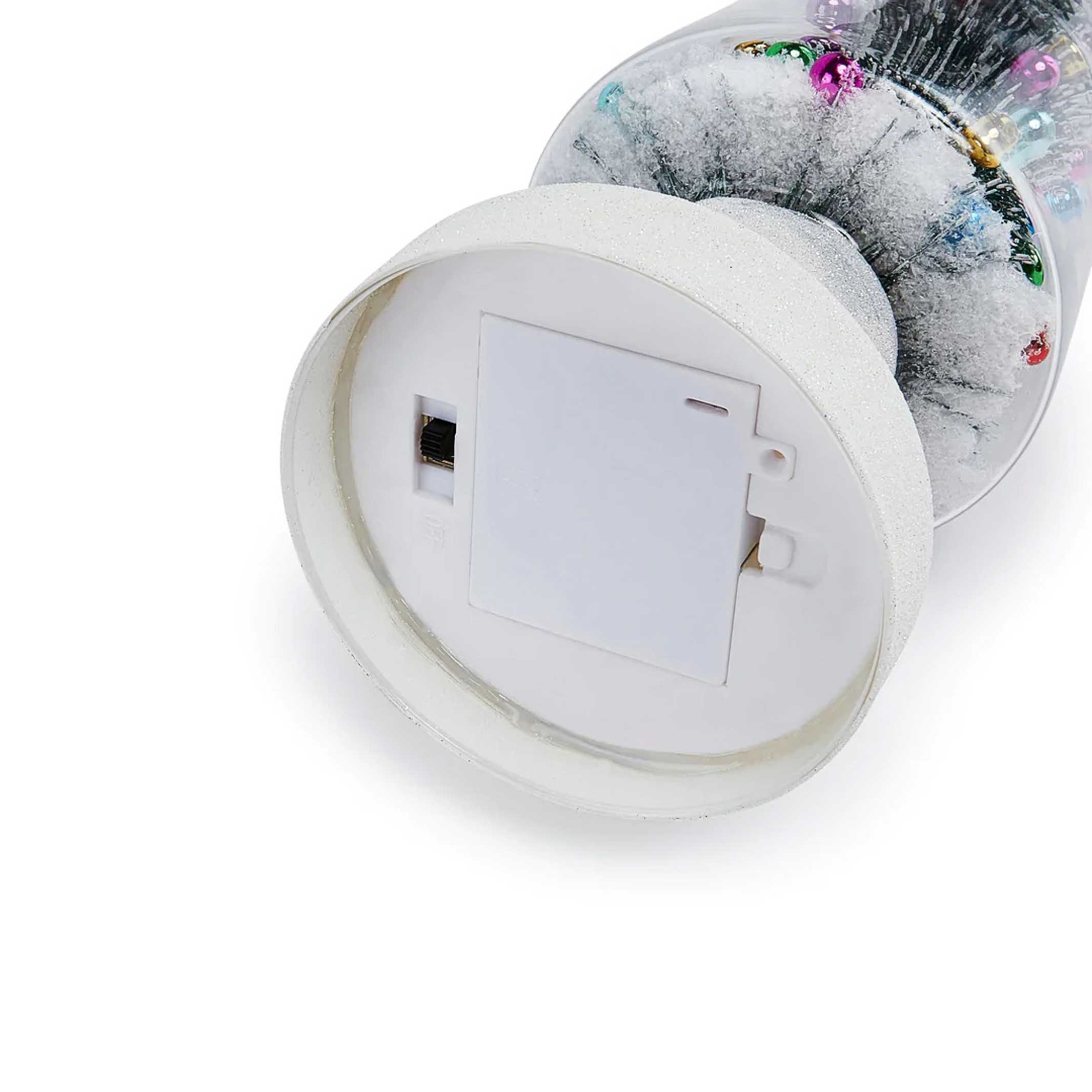 SNOWY WONDERLAND Large - Grand SAPIN DE NOËL en verre avec éclairage LED - 56 cm de hauteur | MoMA