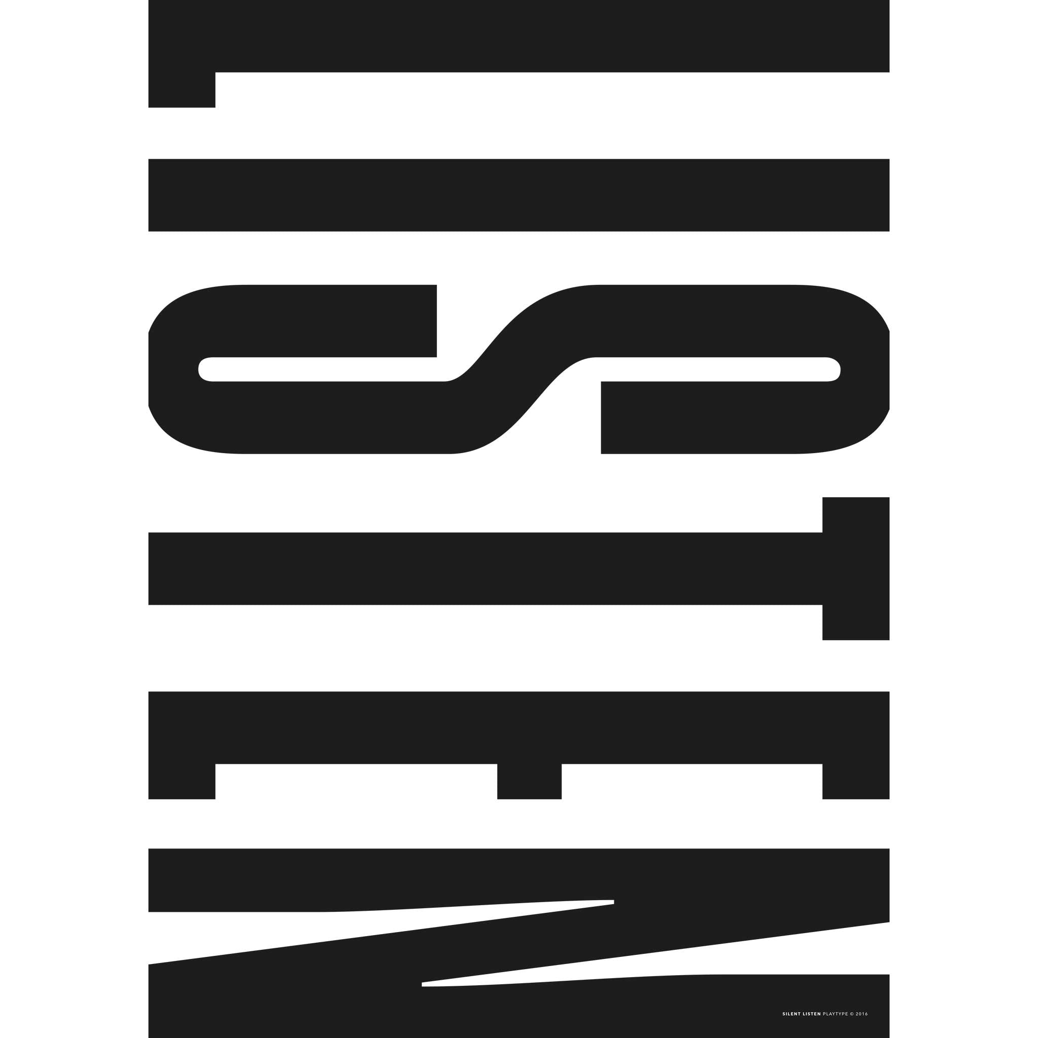 LISTEN | POSTER | A3 | PLTY