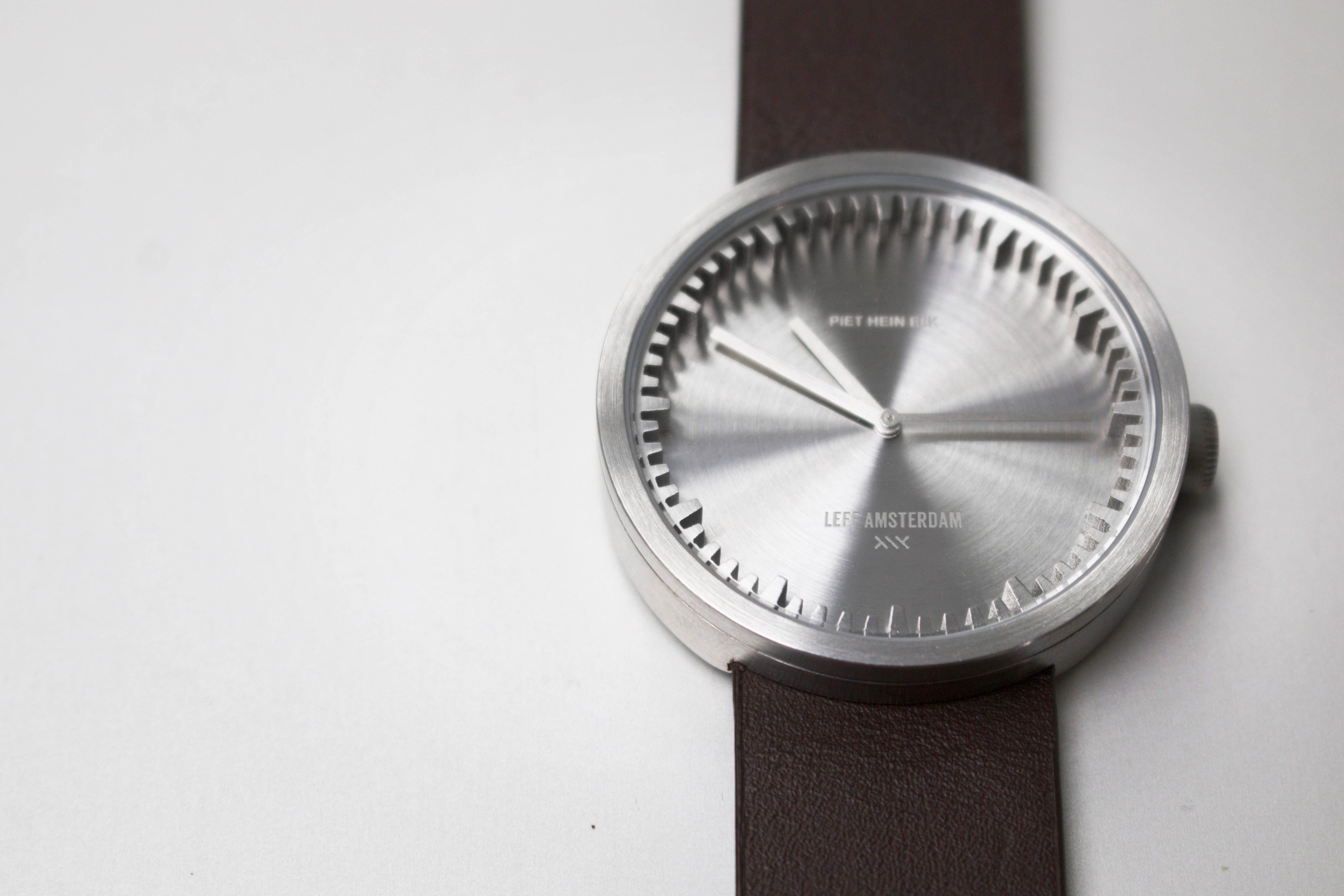 TUBE WATCH D38 | STEEL WATCH | Ø38 mm | Piet Hein Eek | Leff Amsterdam