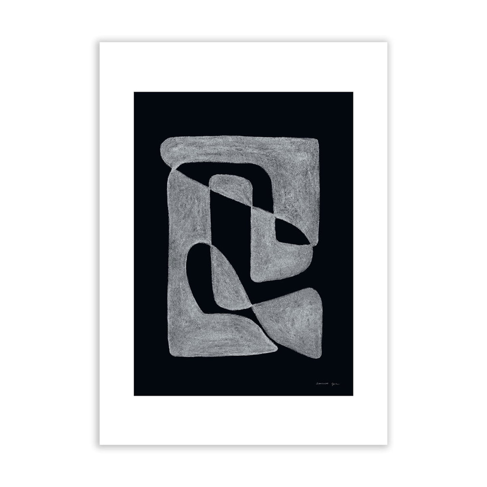 BLACK | LINEARE ART PRINT | POSTER | 50x70 cm | Atelier CPH | Connox Collection - Charles & Marie