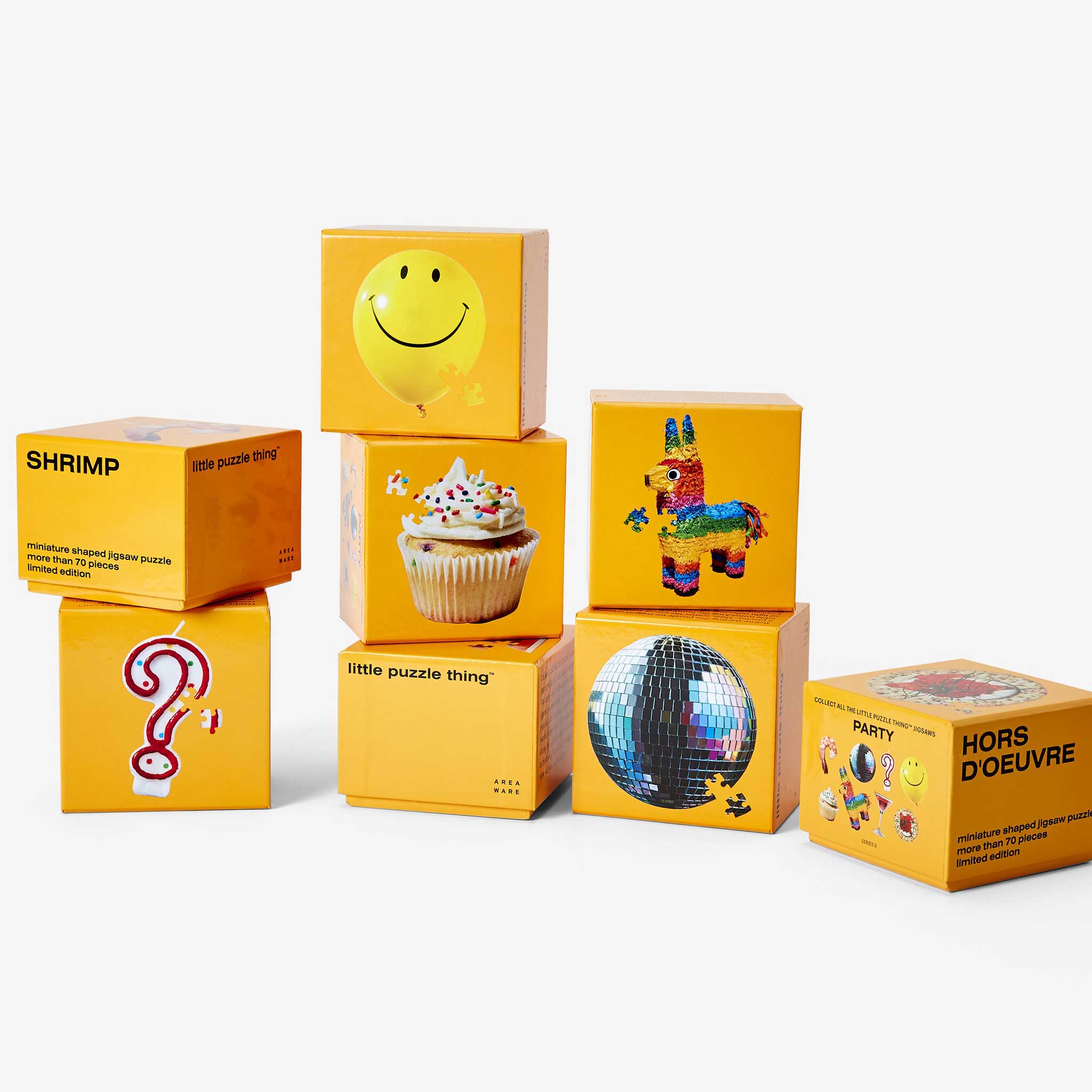 LITTLE PUZZLE THING | PARTY-PUZZLES | Serie III ca. 70 Teile | Areaware - Charles & Marie