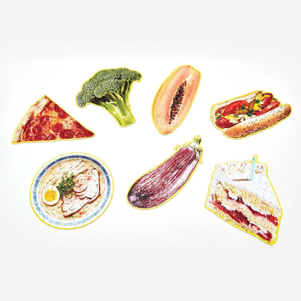 LITTLE PUZZLE THING | FOOD-PUZZLES | Serie I ca. 70 Teile | Areaware