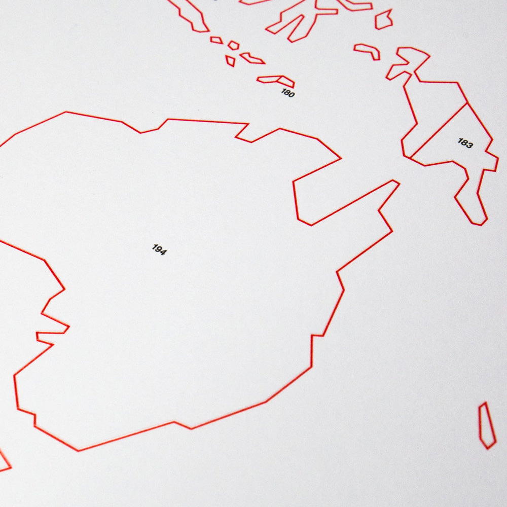 Map of Love | WELTKARTE für Liebende | Awesome Maps - Charles & Marie