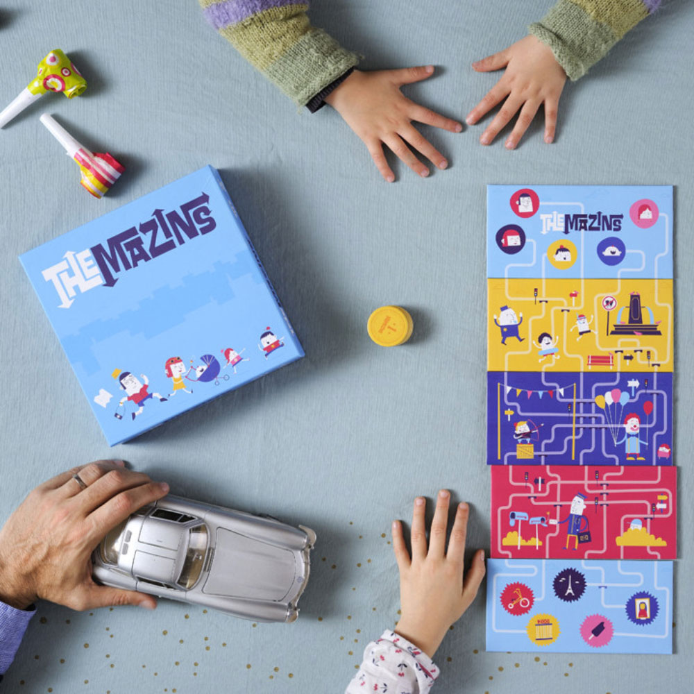 MAZINS | Beobachtungs- & Geschwindigkeits-SPIEL | Helvetiq - Charles & Marie