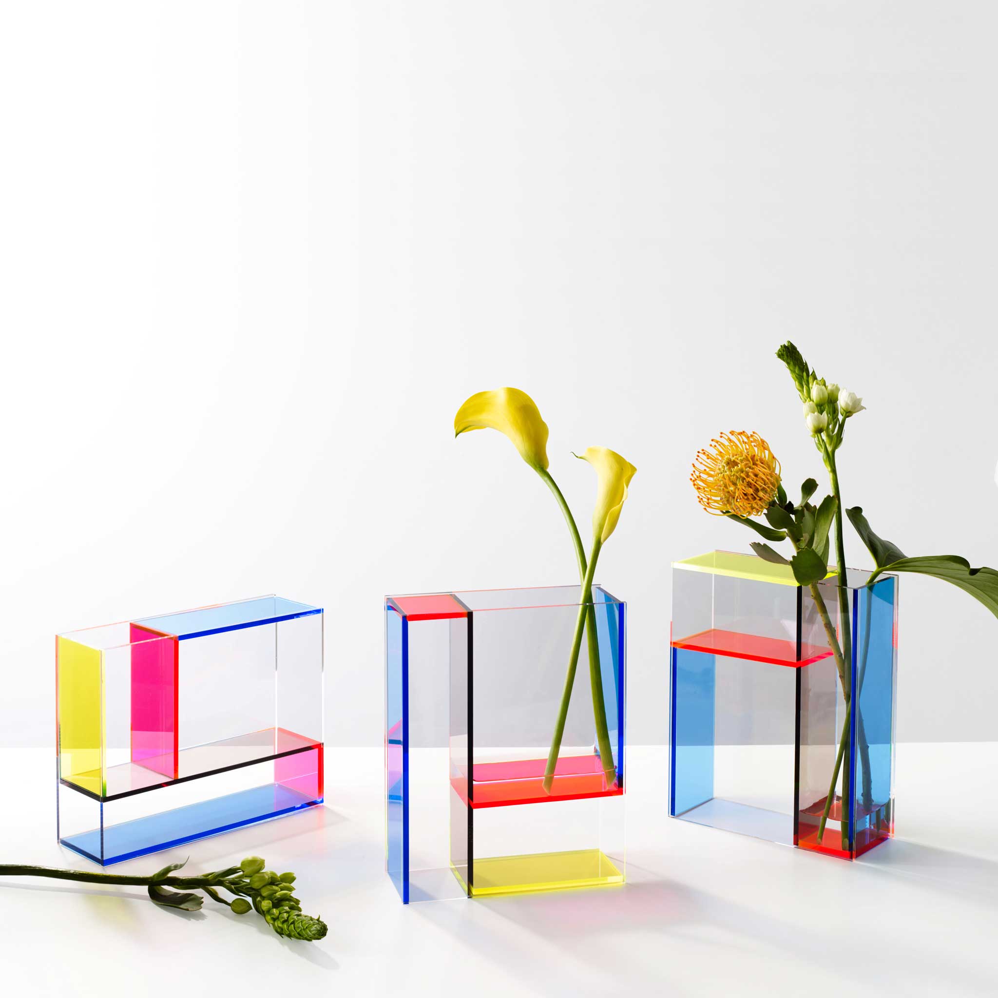 MONDRI VASE Neon | VASE | Frank Kerdil | MoMA - Charles & Marie