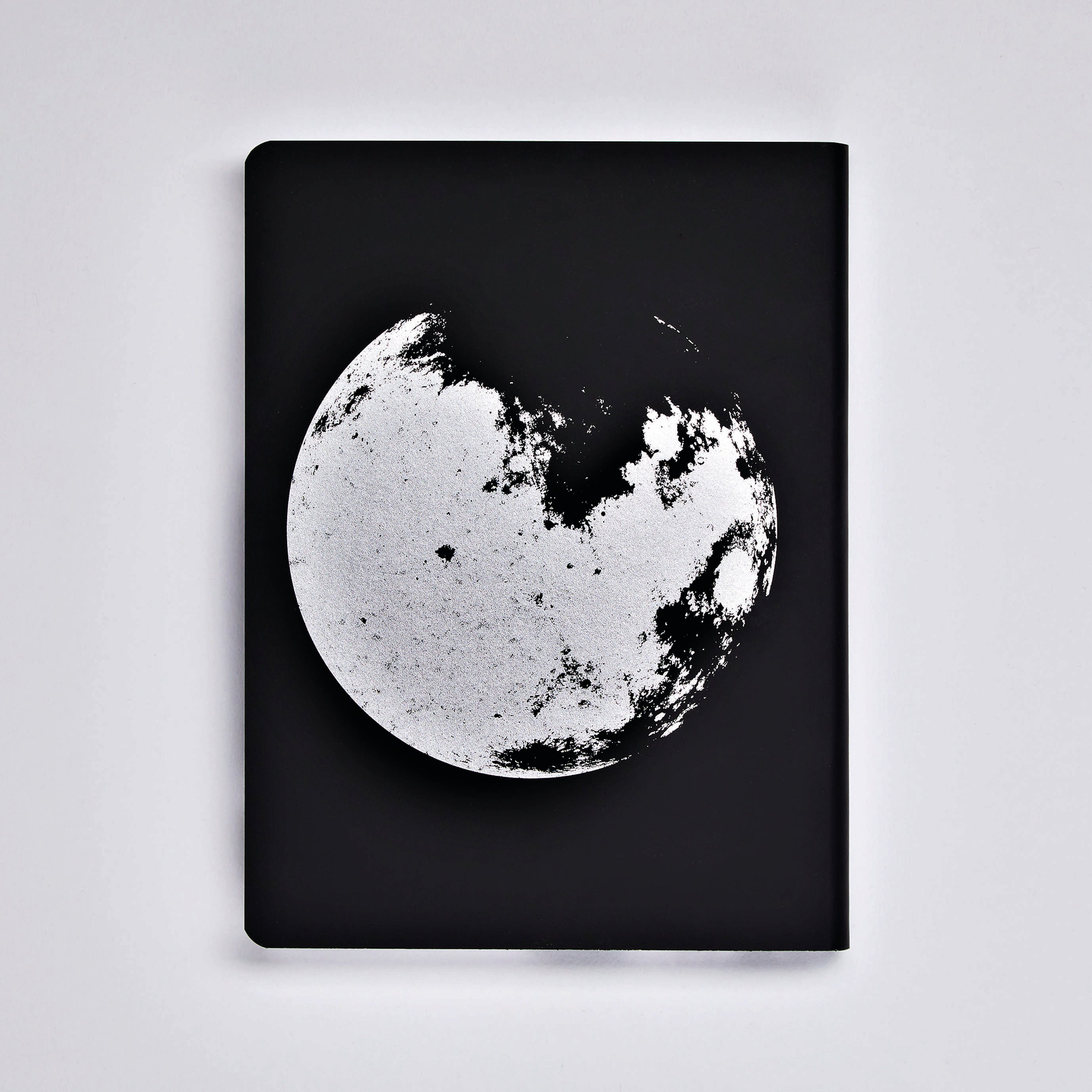 MOON | GRAPHIC L Serie | schwarzes NOTIZBUCH | Nuuna
