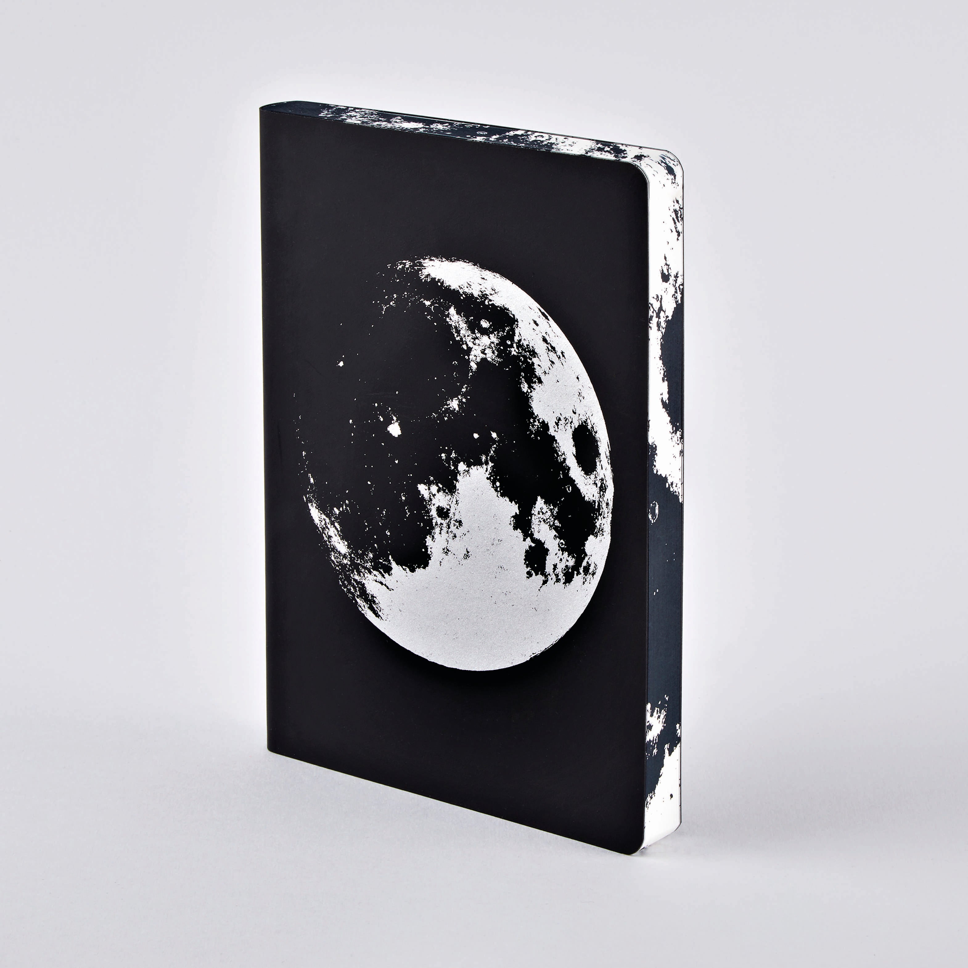 MOON | GRAPHIC L Serie | schwarzes NOTIZBUCH | Nuuna