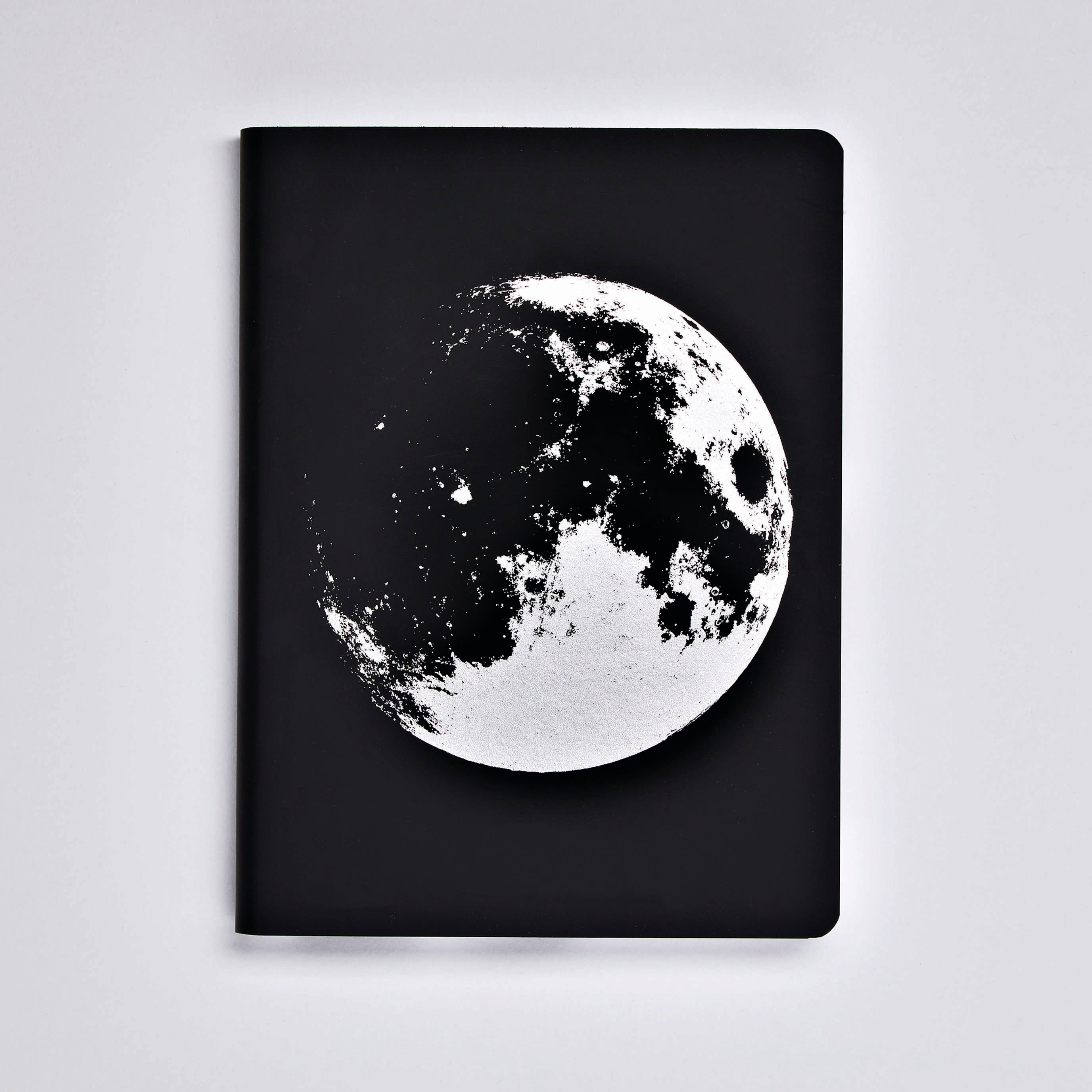 MOON | GRAPHIC L Serie | schwarzes NOTIZBUCH | Nuuna