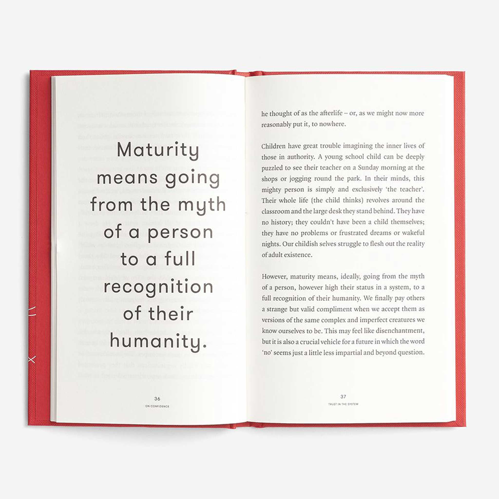 ON CONFIDENCE | MEDITATIONEN über die Fähigkeit des SELBSTGLAUBENS | BUCH | English Edition | The School of Life - Charles & Marie