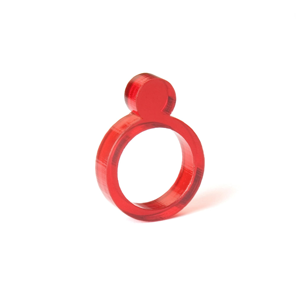 PERLEN RINGE | 6mm aus Acryl | byAMT Alissia Melka-Teichroew | Charles & Marie - Charles & Marie