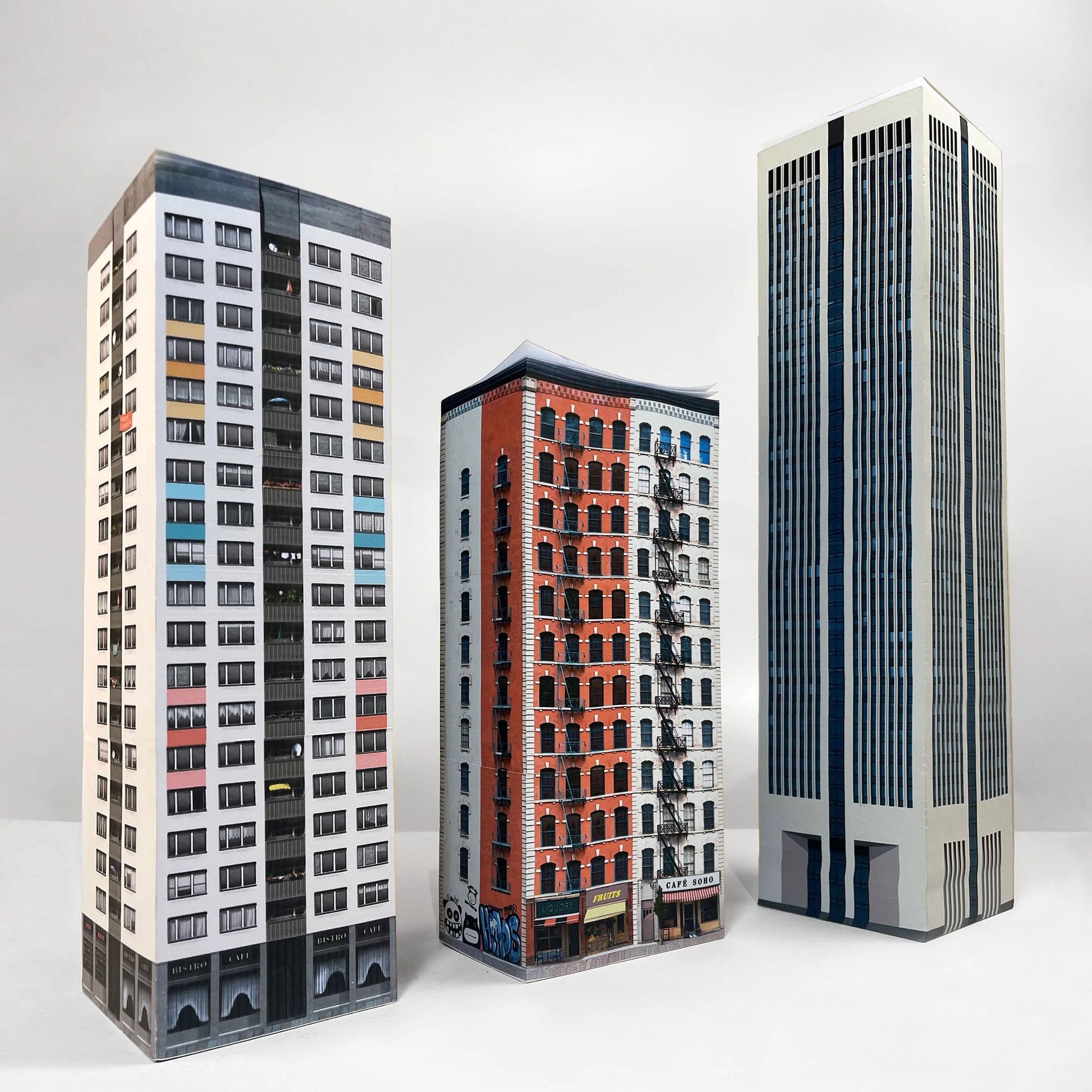 PAPERSCRAPER® | Townhouse Soho | 2.000 Seiten NOTIZBLOCK | seltmann+söhne