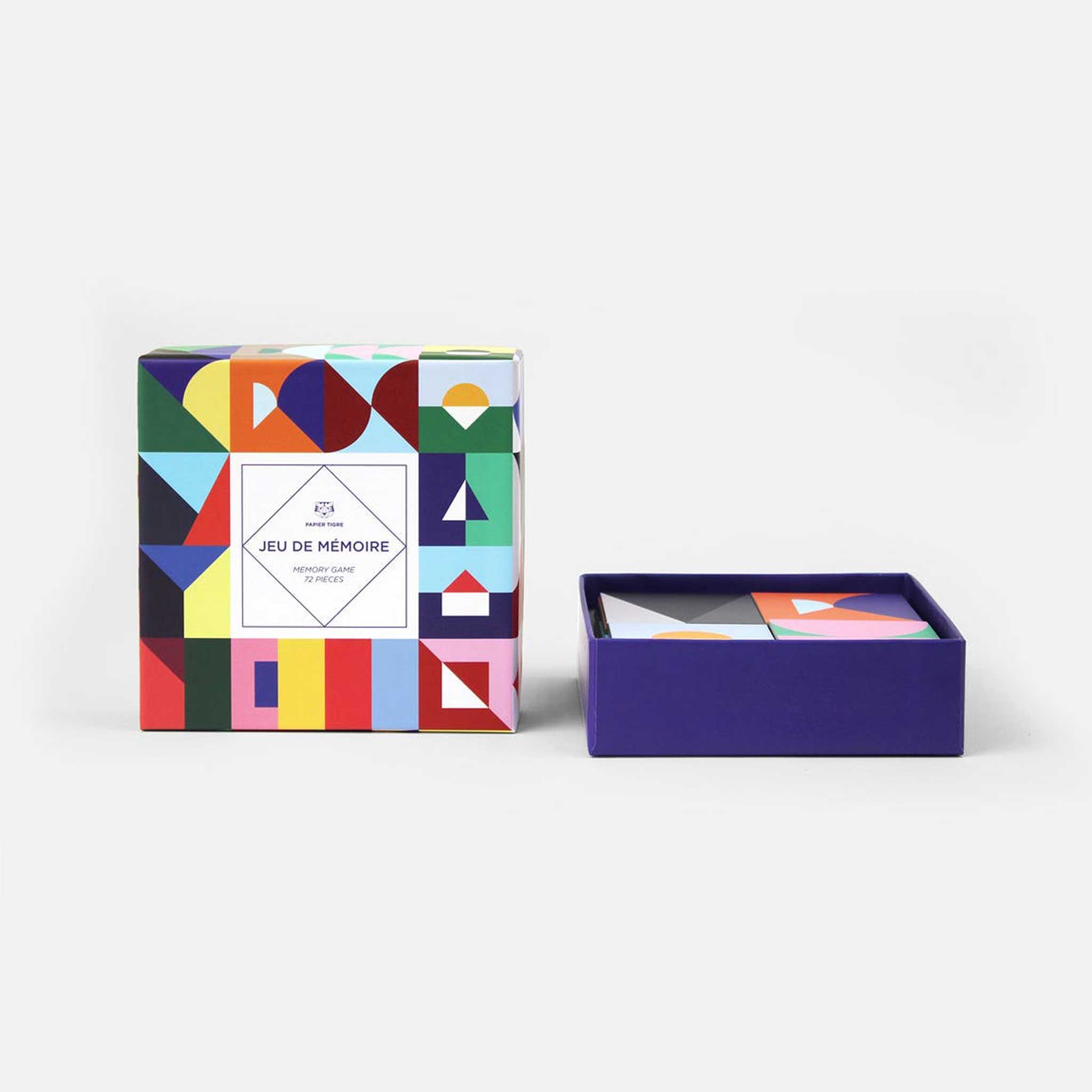 JEU DE MÉMOIRE | 72 cartes | Tigre de papier