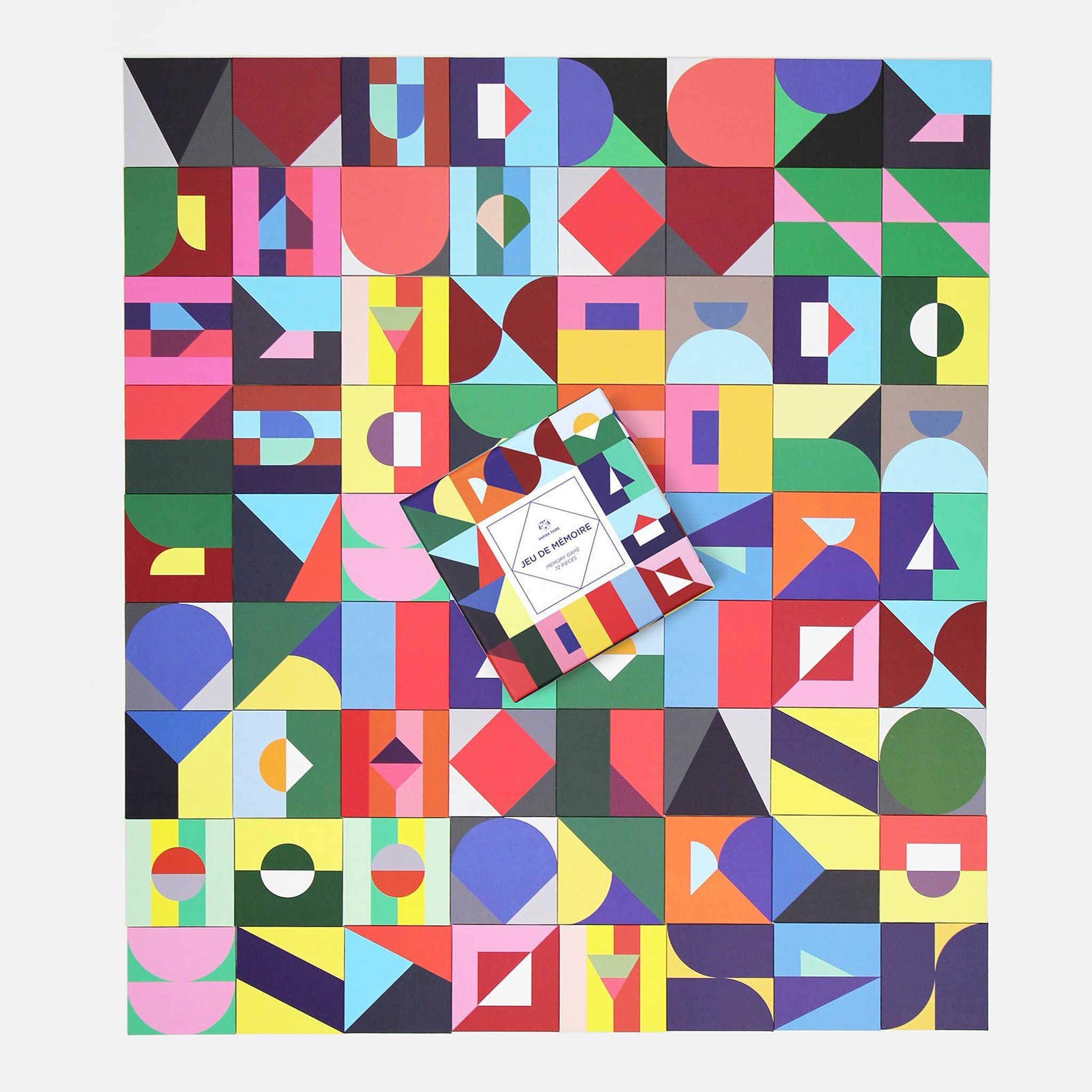 MEMORY SPIEL | 72 Karten | Papier Tigre