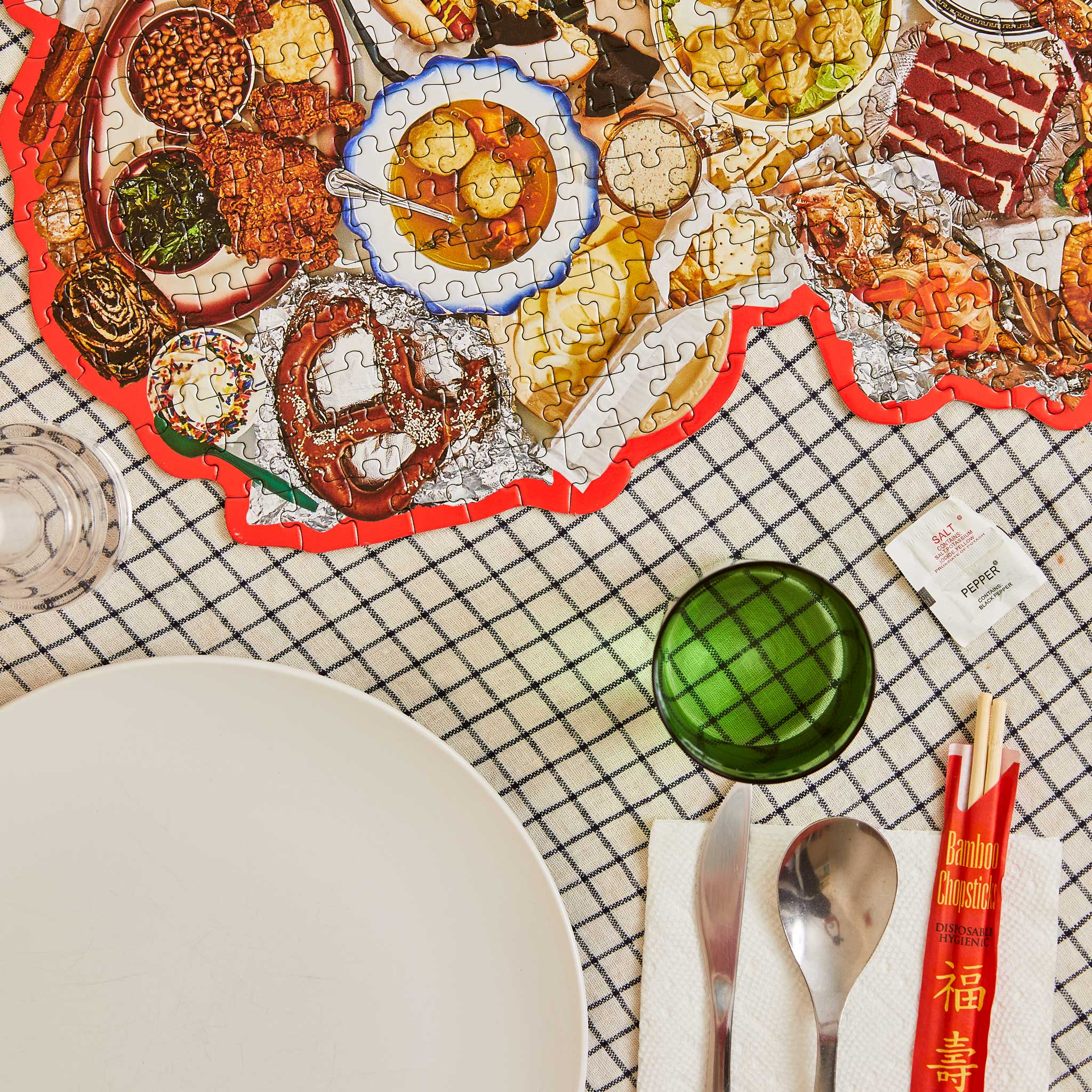 PUZZLE THING: NY HEART | FOOD-PUZZLE | 465 Teile | Areaware