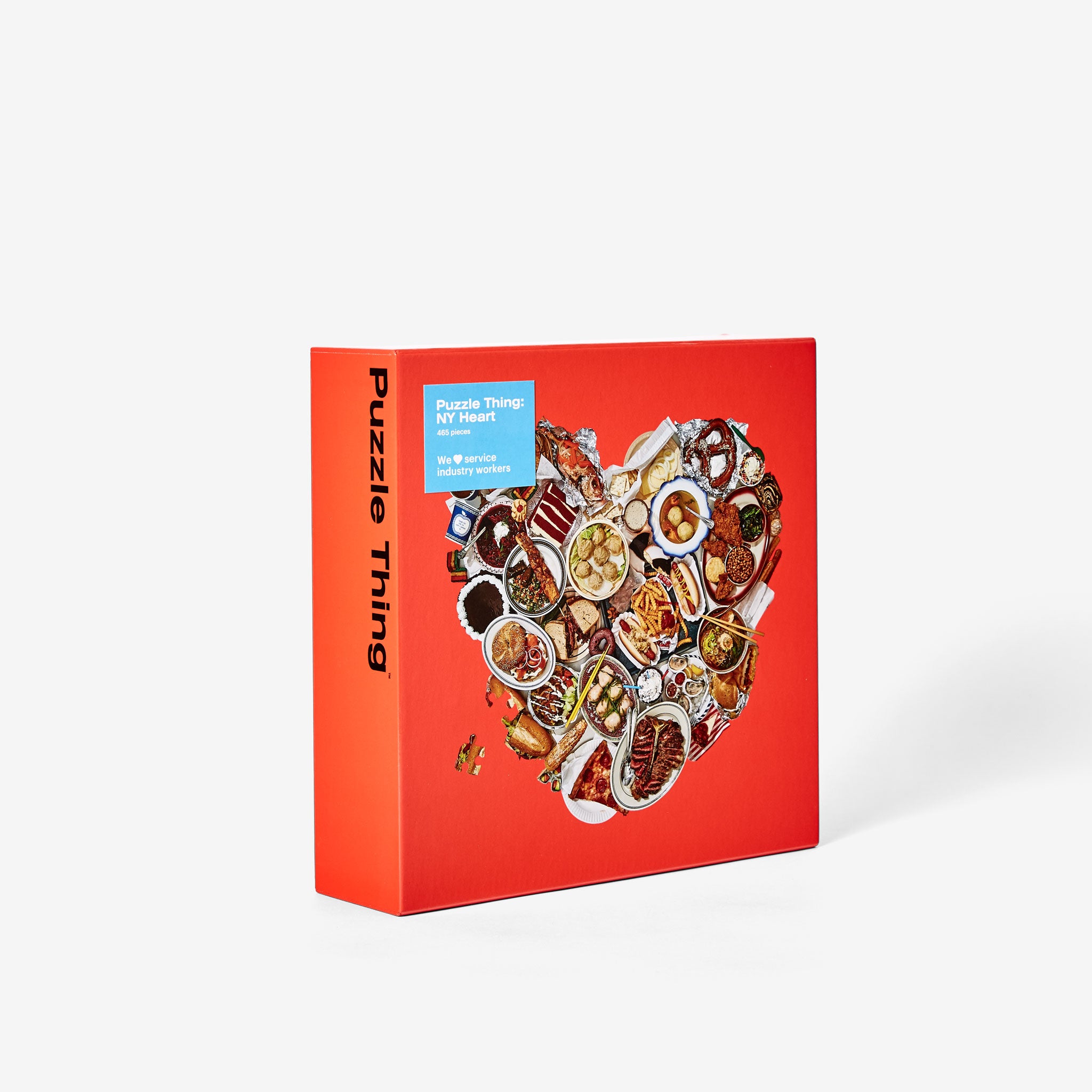 CHOSE DE PUZZLE : NY HEART | PUZZLE ALIMENTAIRE | 465 pièces | Sont conscients