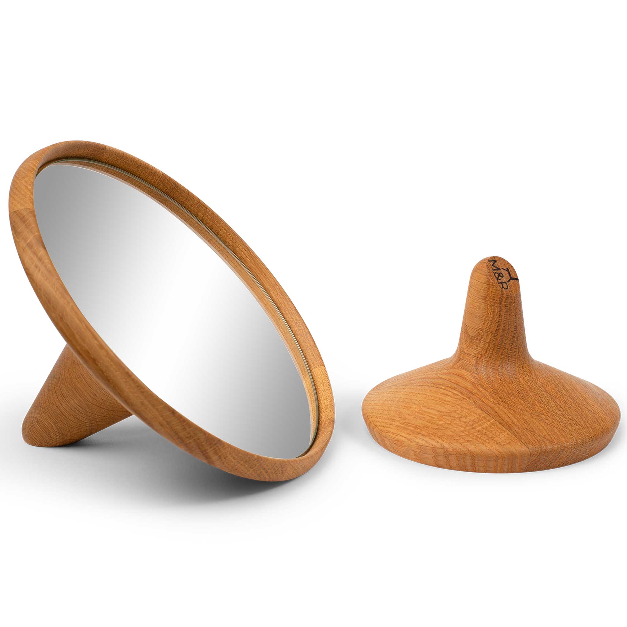 SATELLITE | Wooden round MIRROR | Christoffer Skjøtt | Spring Copenhagen