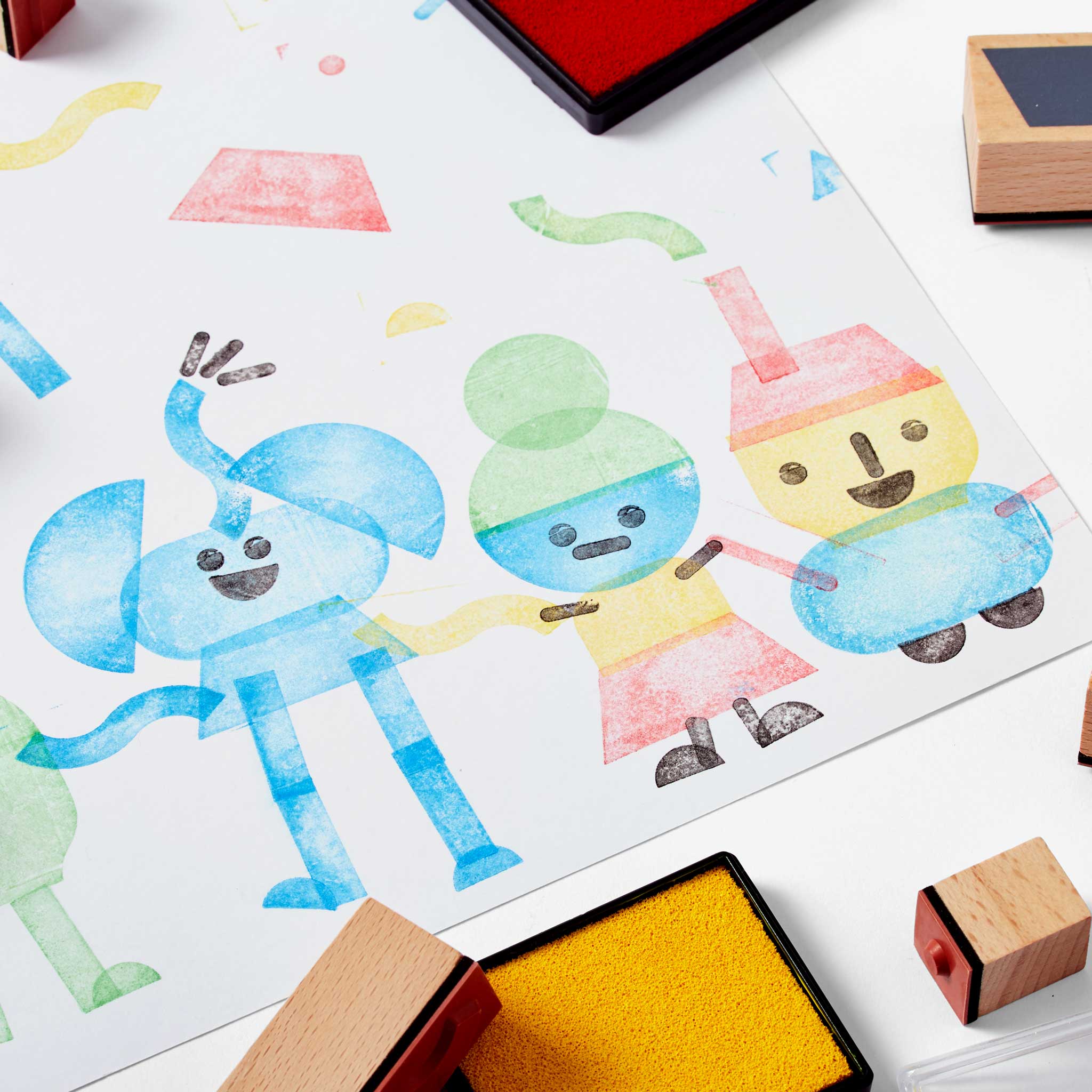 SHAPE STAMPS | STAMP-SET | Rilla Alexander | Areaware