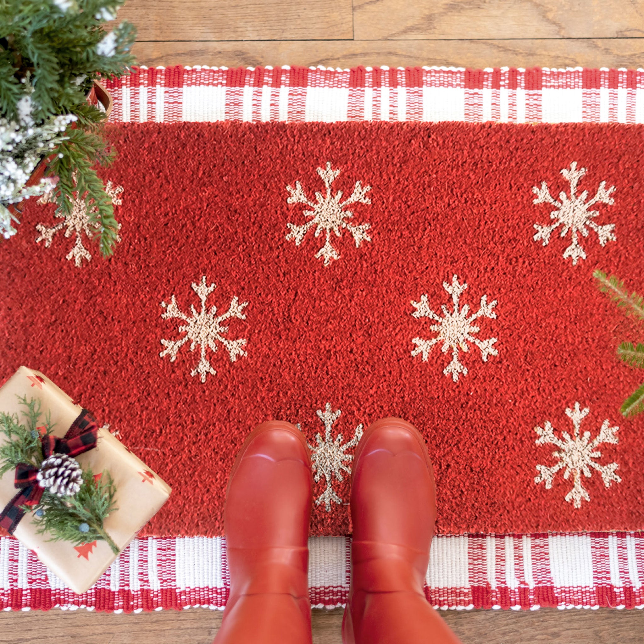 SNOW FLAKES | FUSSMATTE | 70x40 cm | Fisura