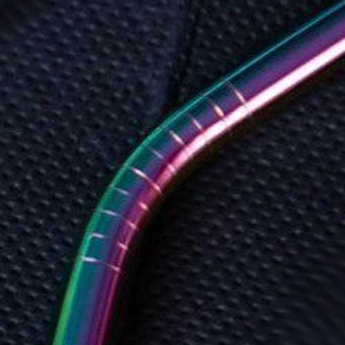 PAILLES EN MÉTAL | PAILLES À BOIRE en lot de 4 avec brosse de nettoyage | Fisura