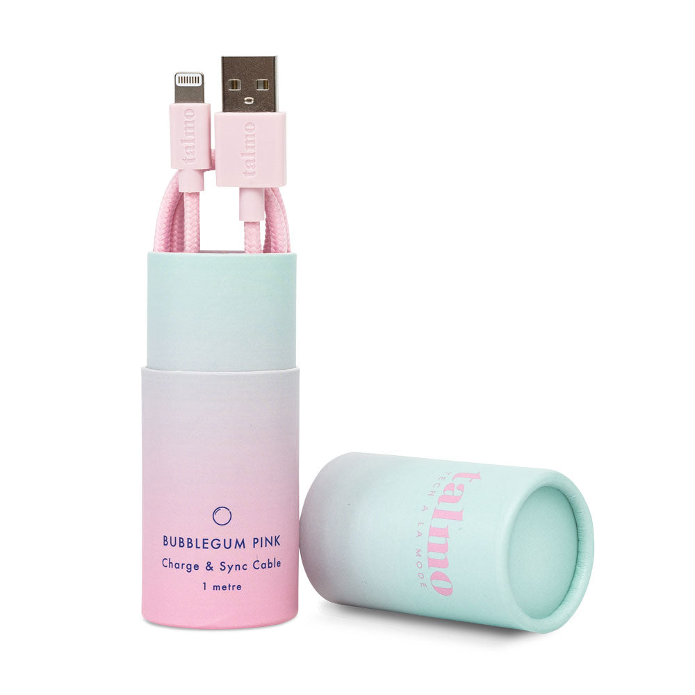 iPHONE USB zu Lightning Textil-VERBINDUNGS- & LADEKABEL | 100cm | talmo - Charles & Marie