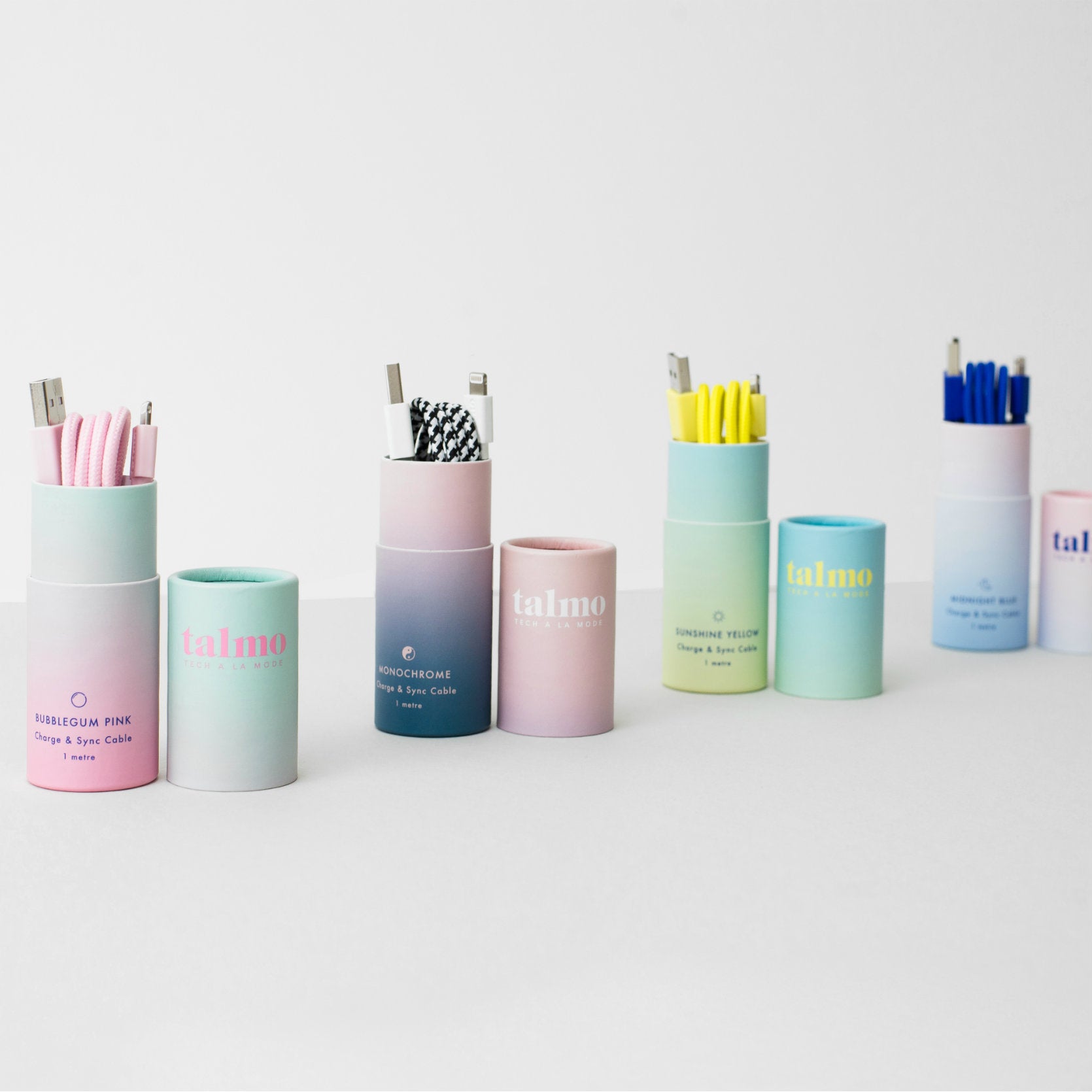 iPHONE USB zu Lightning Textil-VERBINDUNGS- & LADEKABEL | 100cm | talmo - Charles & Marie