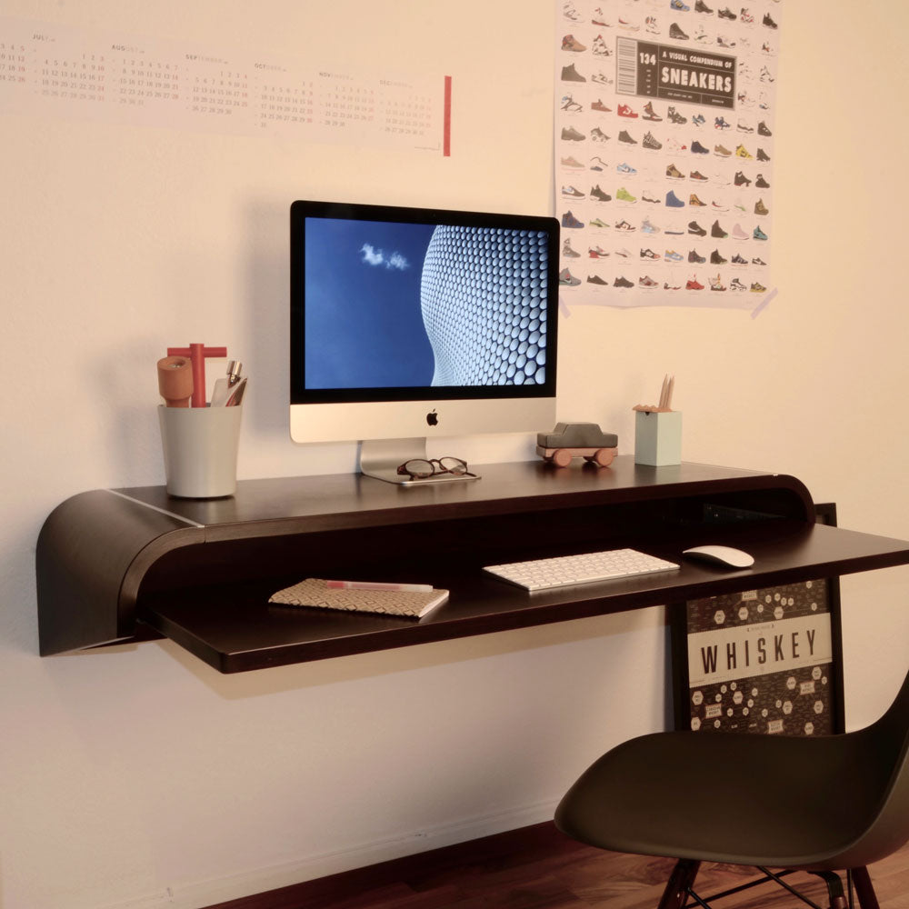 The WALLDESK | schwebender WAND-SCHREIBTISCH - Charles & Marie