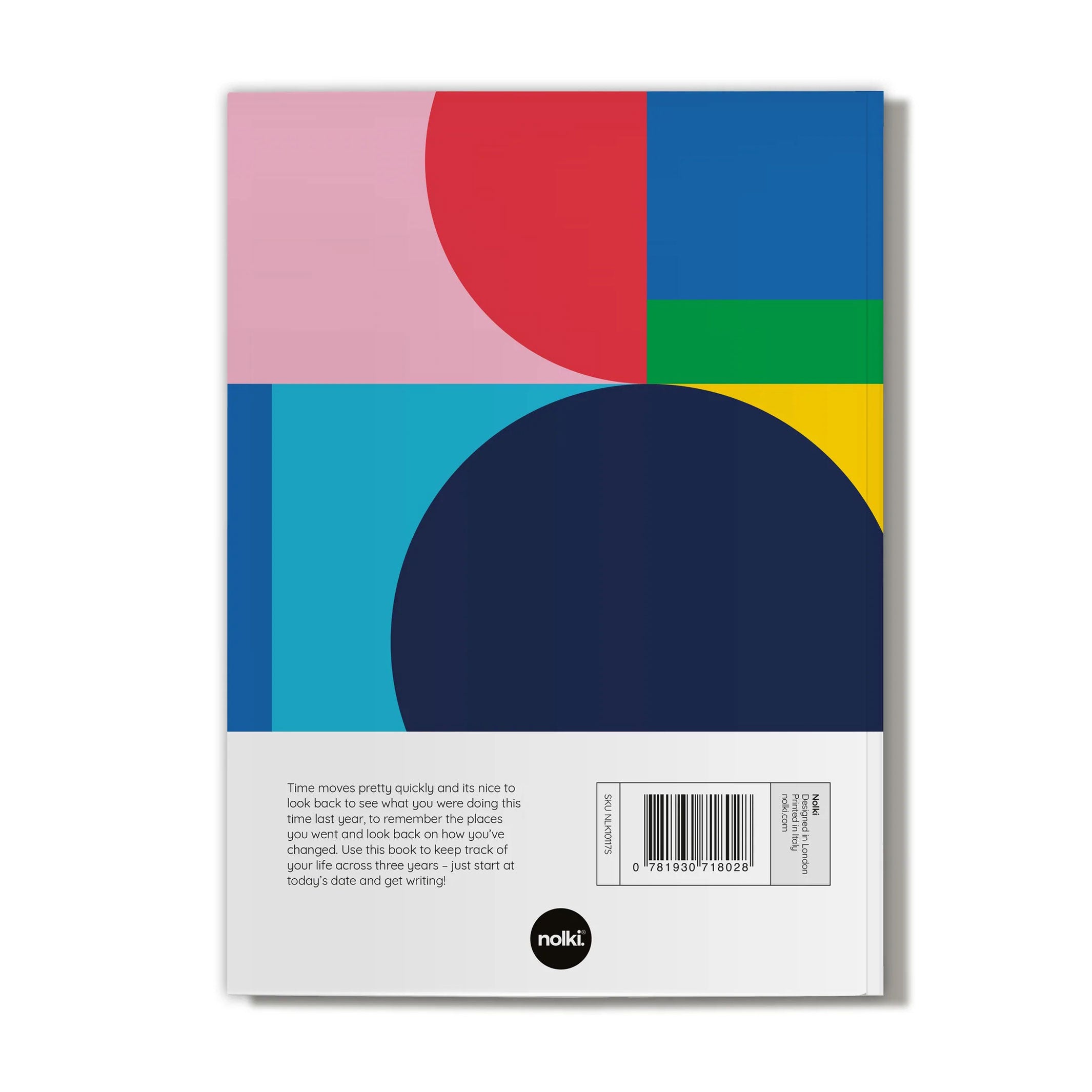 THREE YEAR JOURNAL | 3 JAHRE TAGEBUCH | Softcover A5 & 192 Seiten | nolki