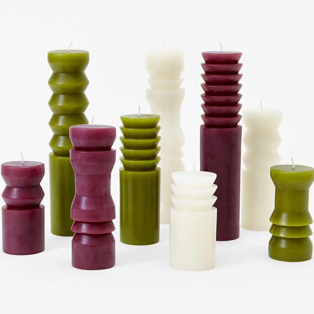 TOTEM | Farben: Garten | KERZEN | Grain | Areaware