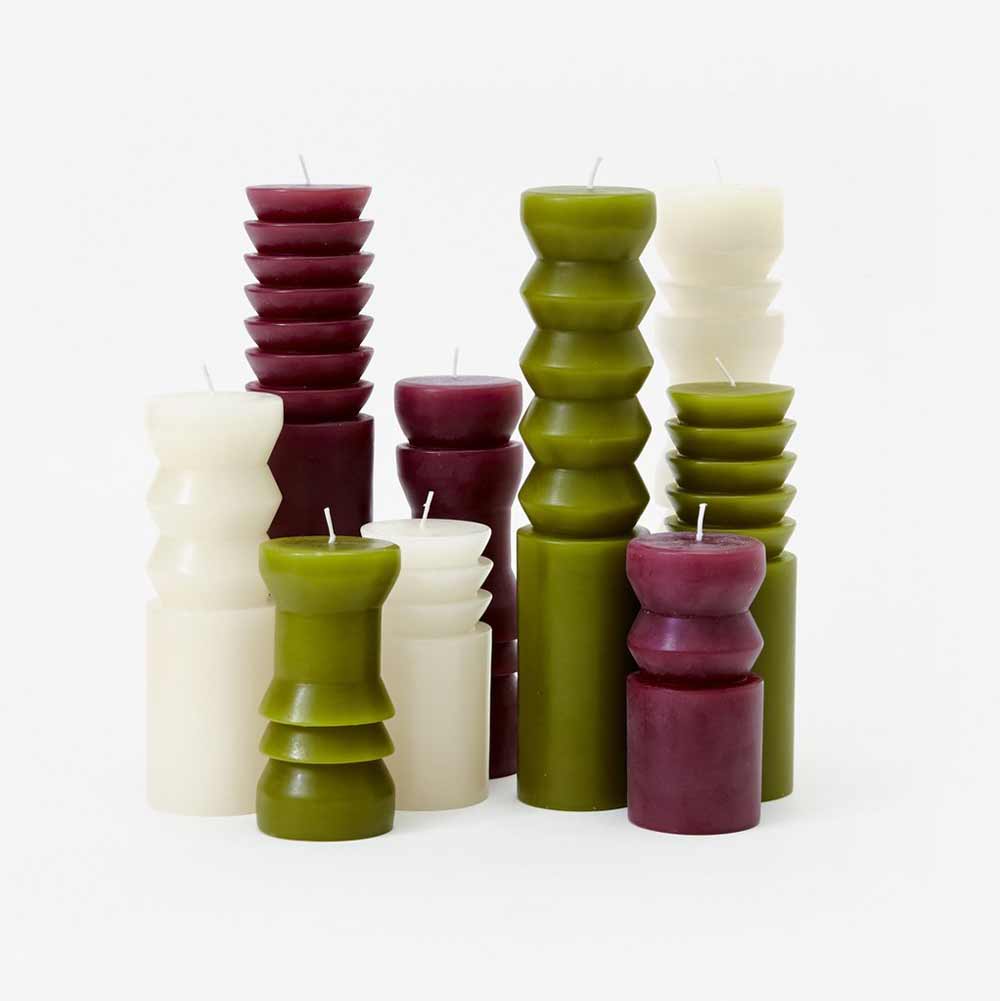 TOTEM | Farben: Garten | KERZEN | Grain | Areaware