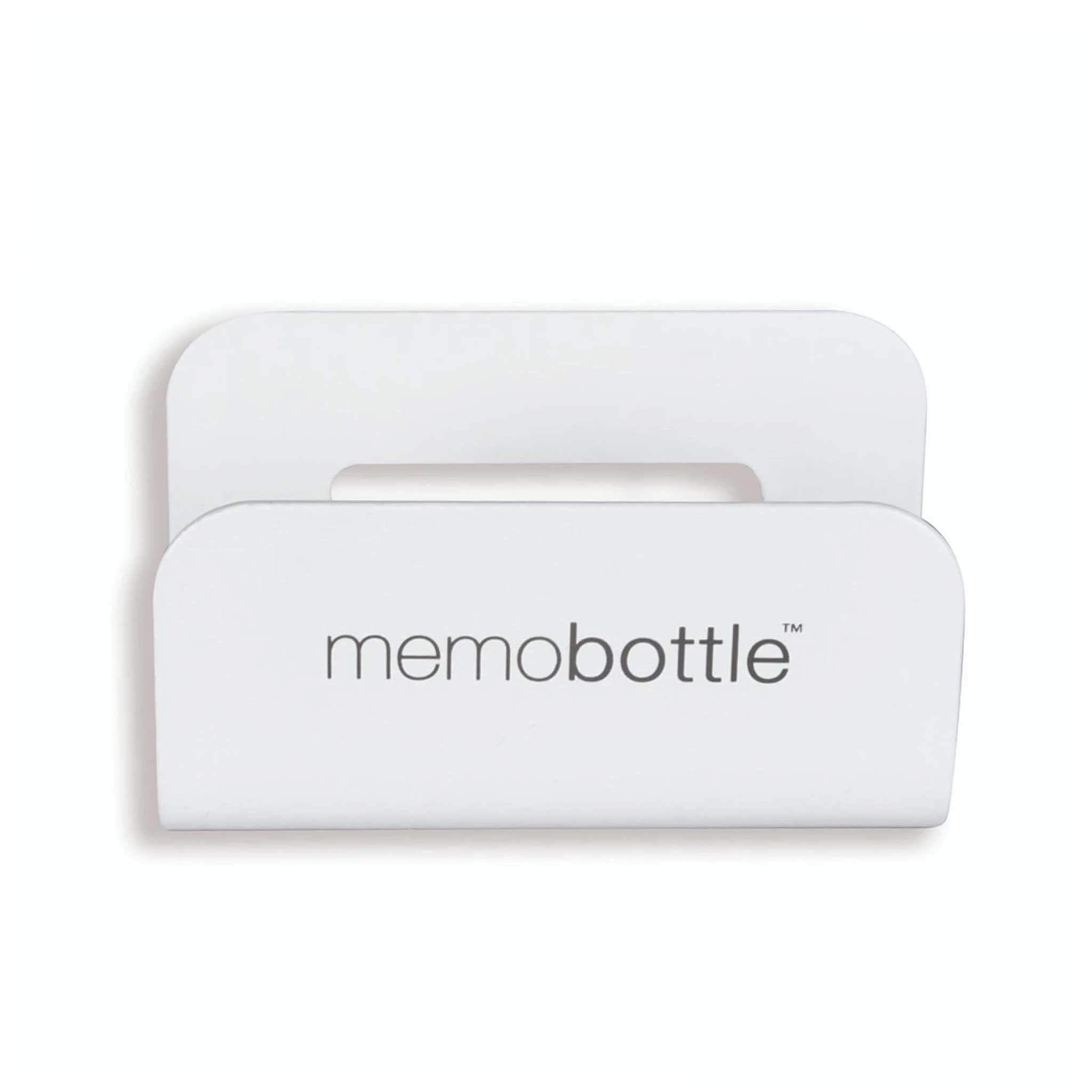 SUPPORT DE BUREAU UNIVERSEL - Support et support pour bouteilles mémo originales (transparentes)