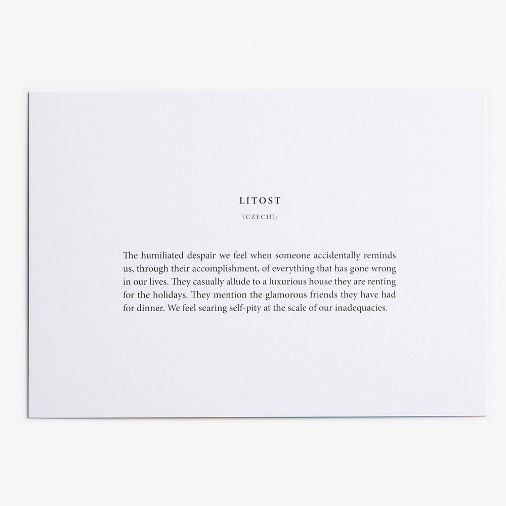 UNTRANSLATEABLE WORDS | Set of 20 cards International | The School of Life