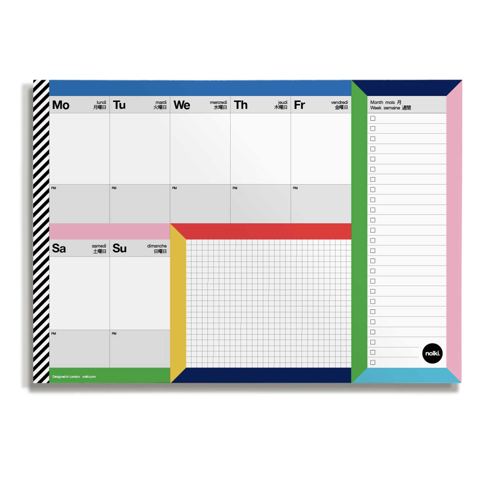 WEEK DESKPAD & PLANNER Runway | WOCHEN SCHREIBUNTERLAGE | A4 & 50 Seiten | nolki