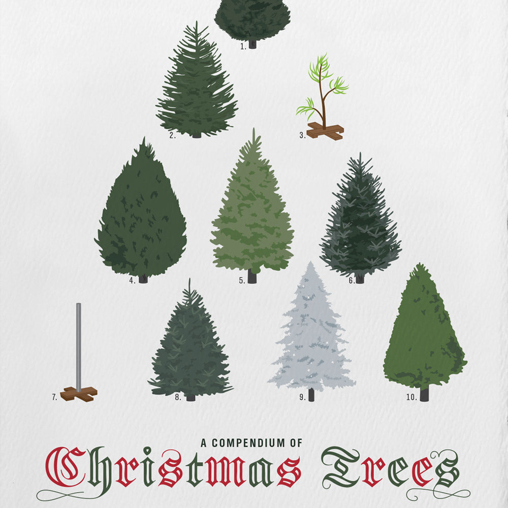 A COMPENDIUM of CHRISTMAS TREES | WEIHNACHTSKARTE | Pop Chart Lab - Charles & Marie