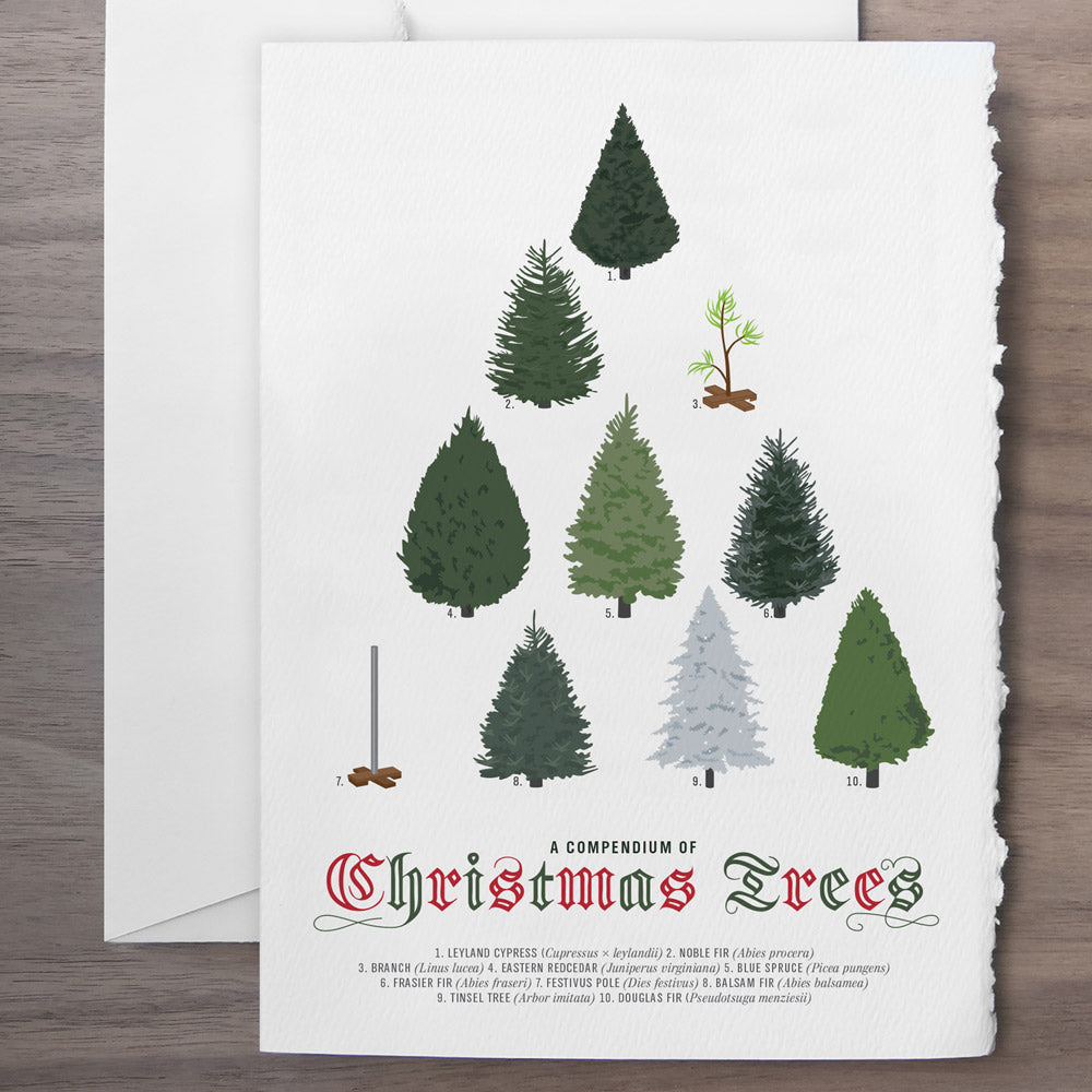 A COMPENDIUM of CHRISTMAS TREES | WEIHNACHTSKARTE | Pop Chart Lab - Charles & Marie