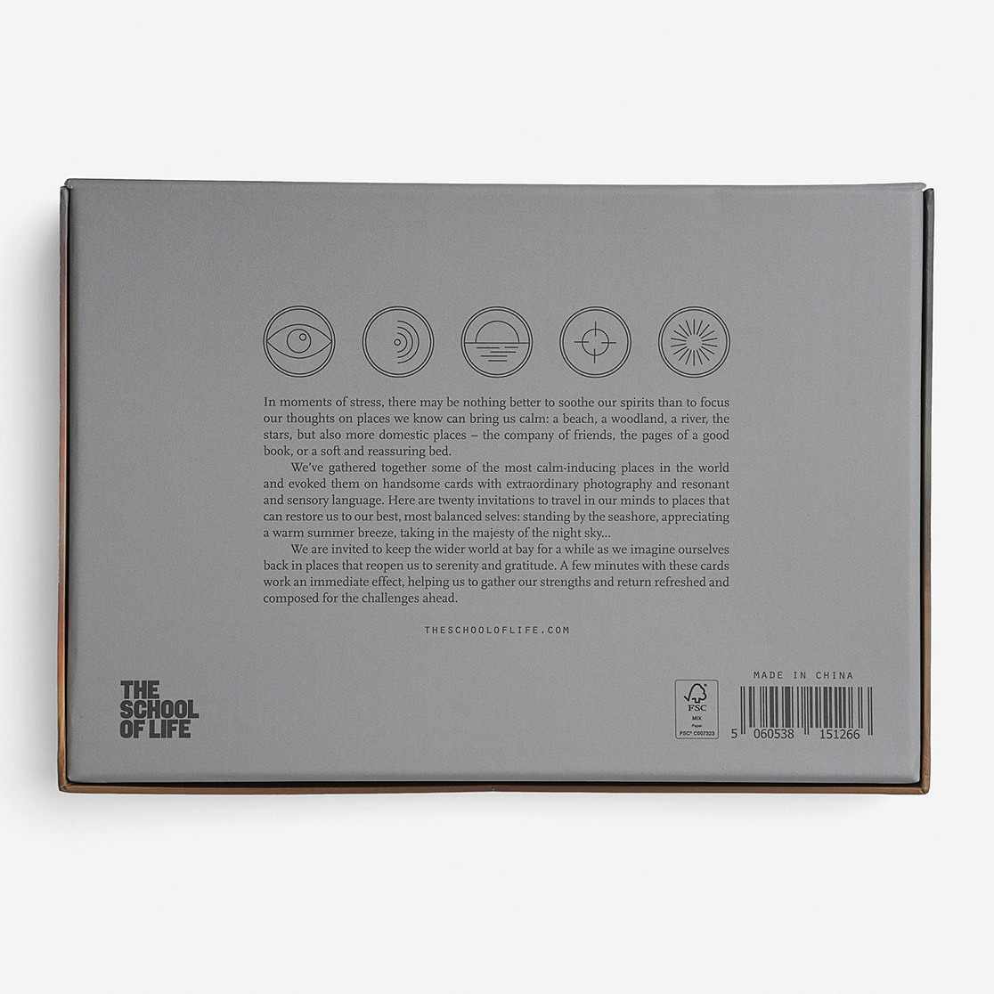 CALMING PLACES | 20 MEDITATIONS-KARTEN | English Edition | The School of Life - Charles & Marie