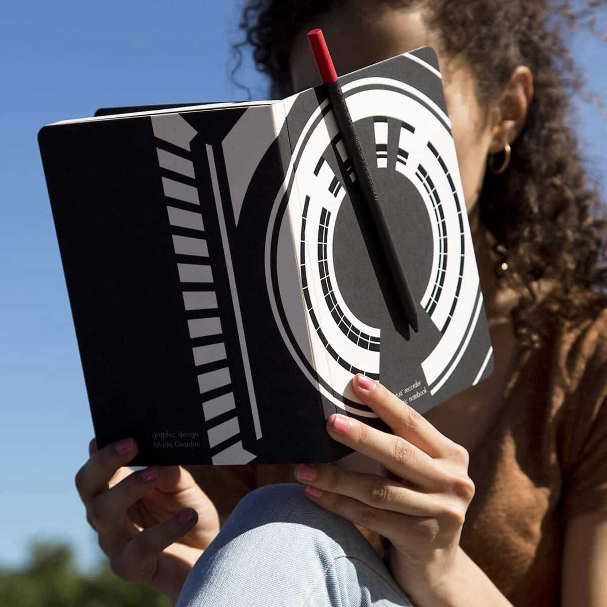 RECORDER | magnetisches NOTIZBUCH & BLEISTIFT | Marta Giardini | Perpetua - Charles & Marie