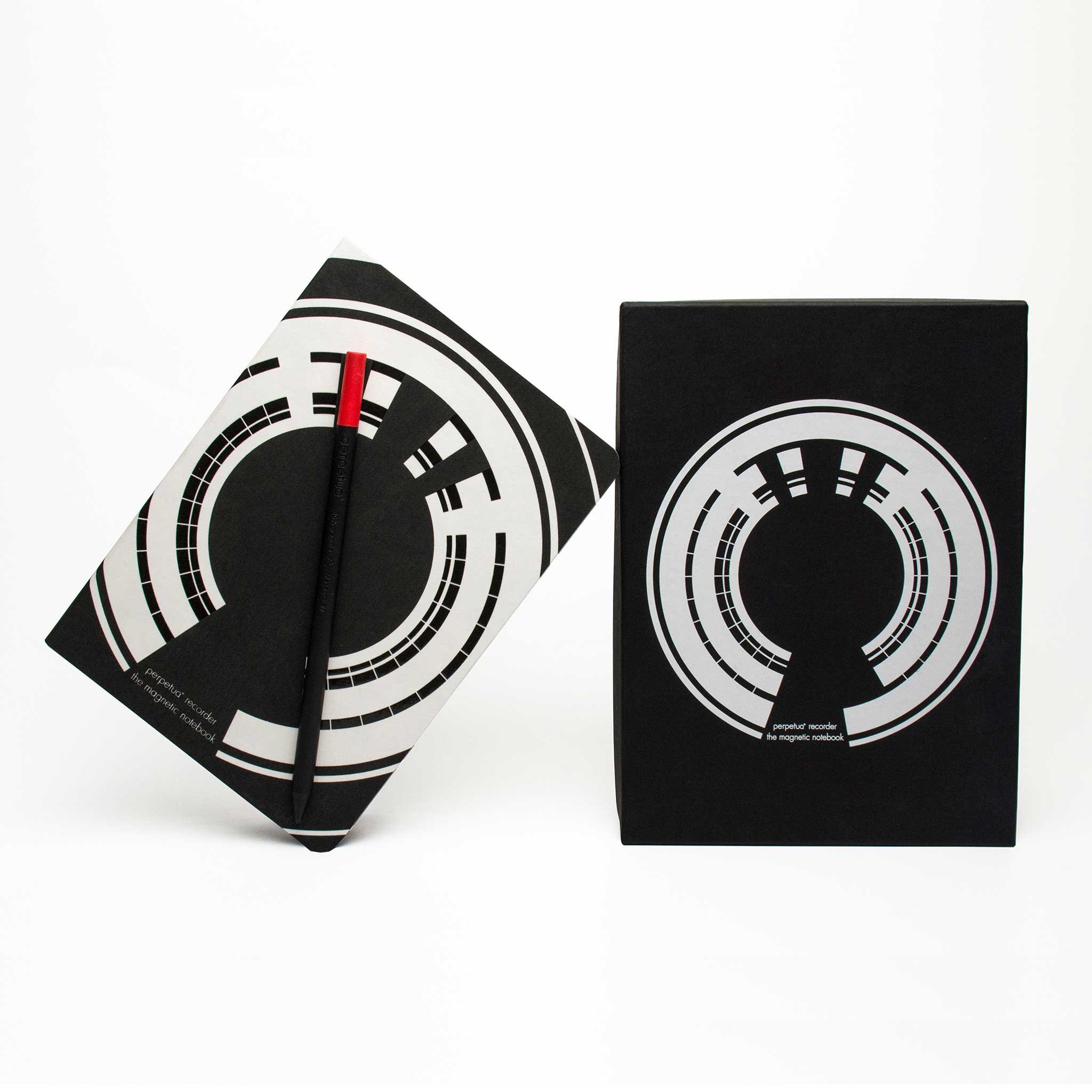 RECORDER | magnetisches NOTIZBUCH & BLEISTIFT | Marta Giardini | Perpetua - Charles & Marie