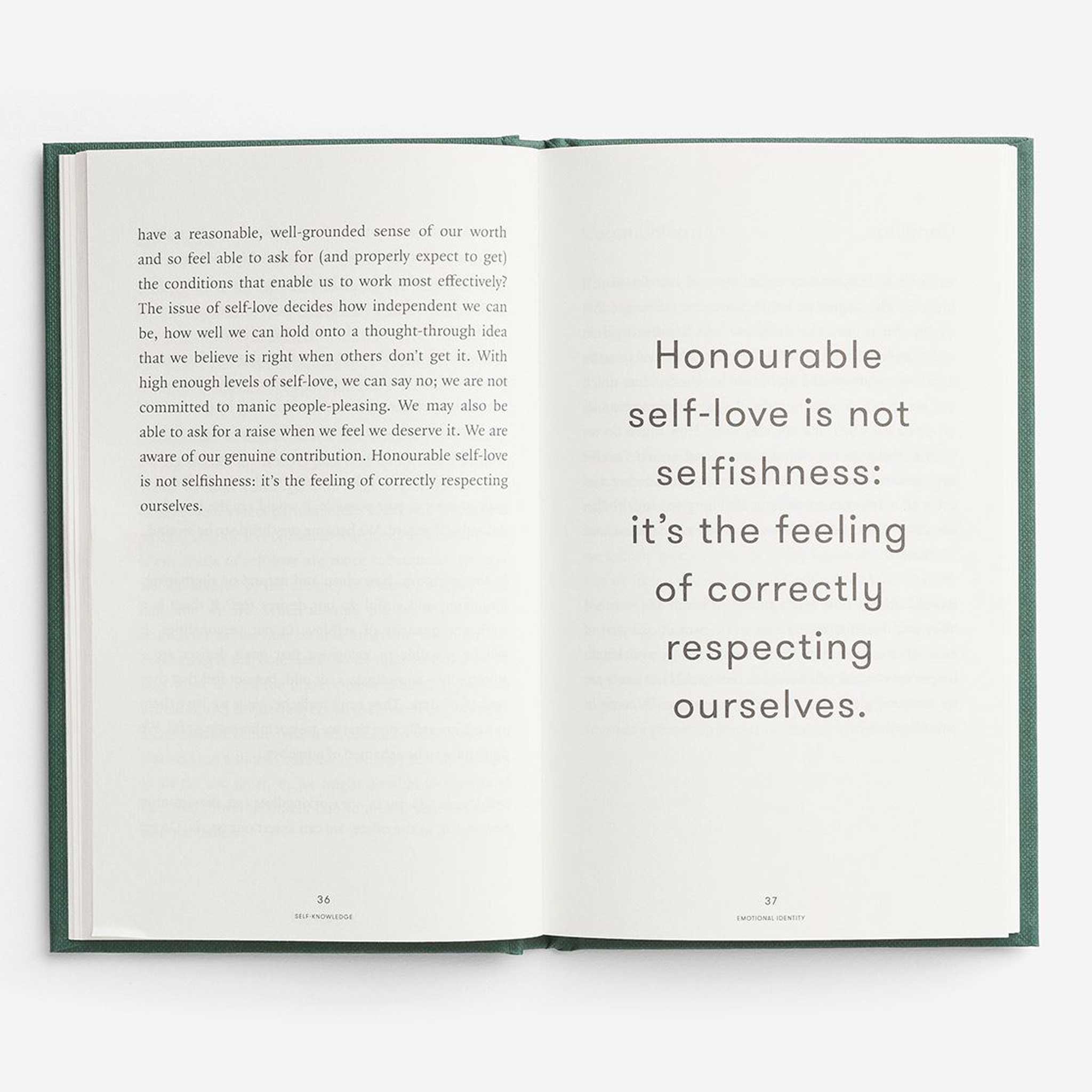 SELF-KNOWLEDGE | SELBSTERKENNTNIS | BUCH | English Edition | The School of Life - Charles & Marie