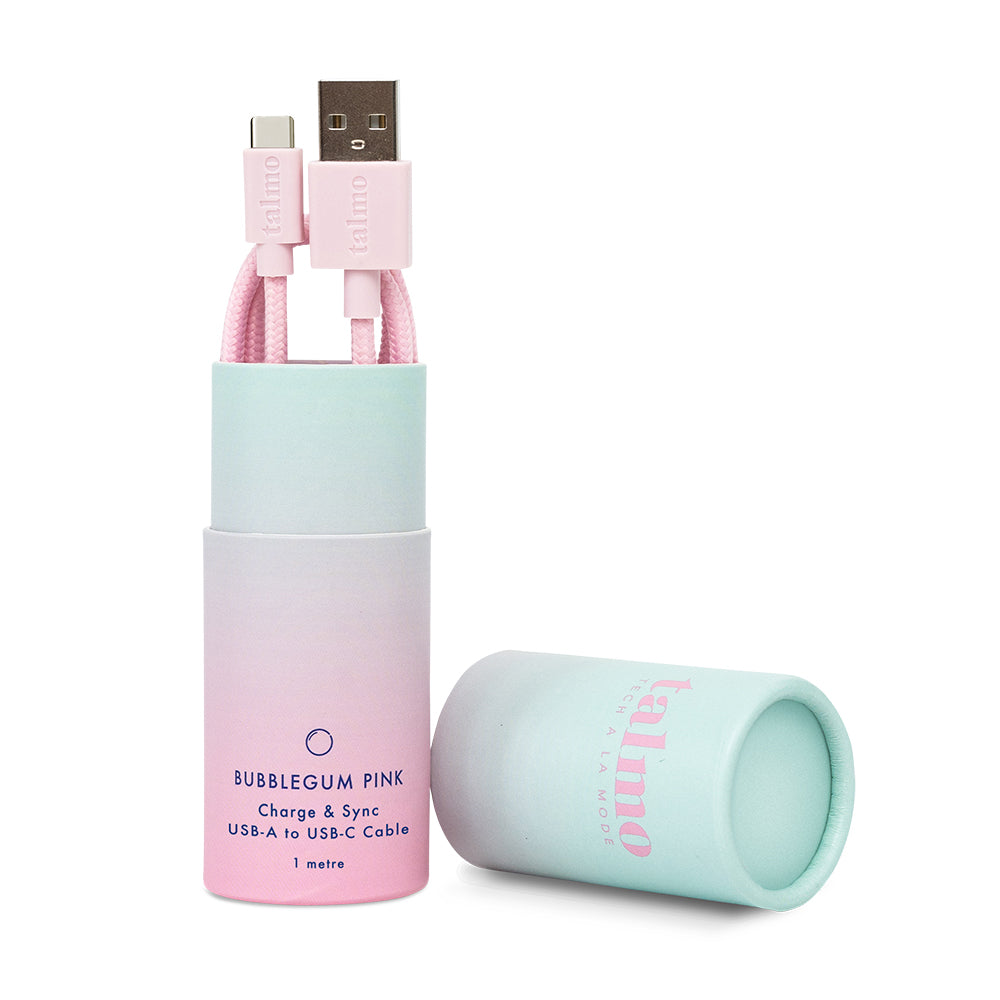 Smartphone USB Textil-VERBINDUNGS- & LADEKABEL | talmo - Charles & Marie