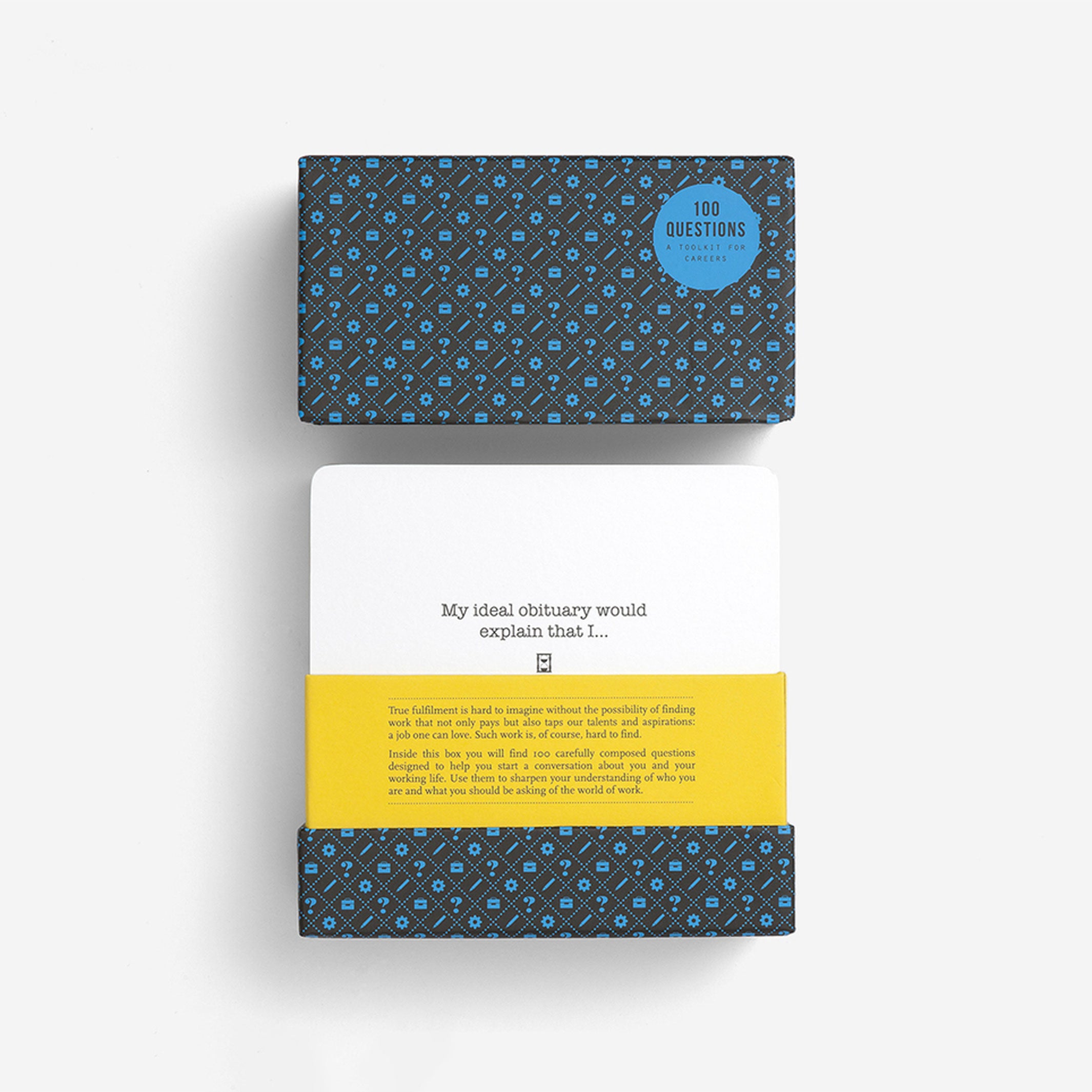 100 QUESTIONS WORK Edition | CARD GAME to spark meaningful conversations around work and careers | English | The School of Life