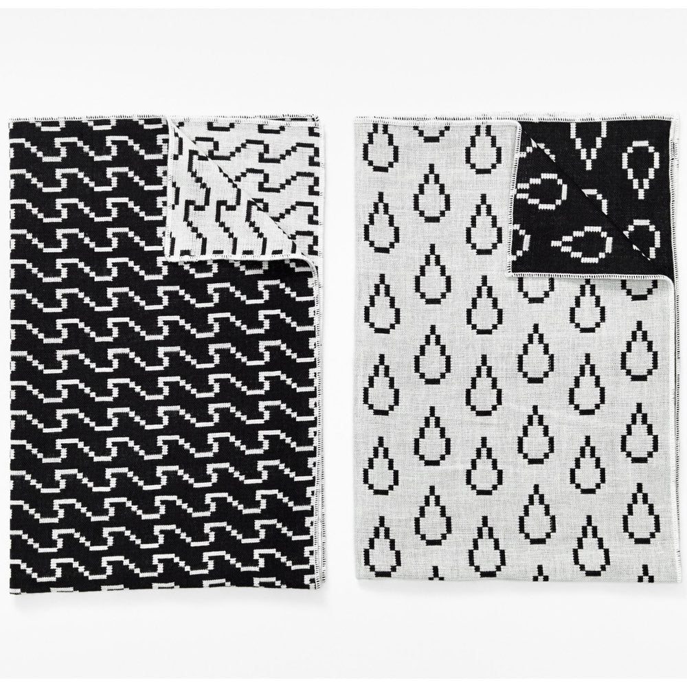 BITMAP TEXTILES - Zwei Geschirrhandtücher aus Baumwolle | Susan Kare | Areaware