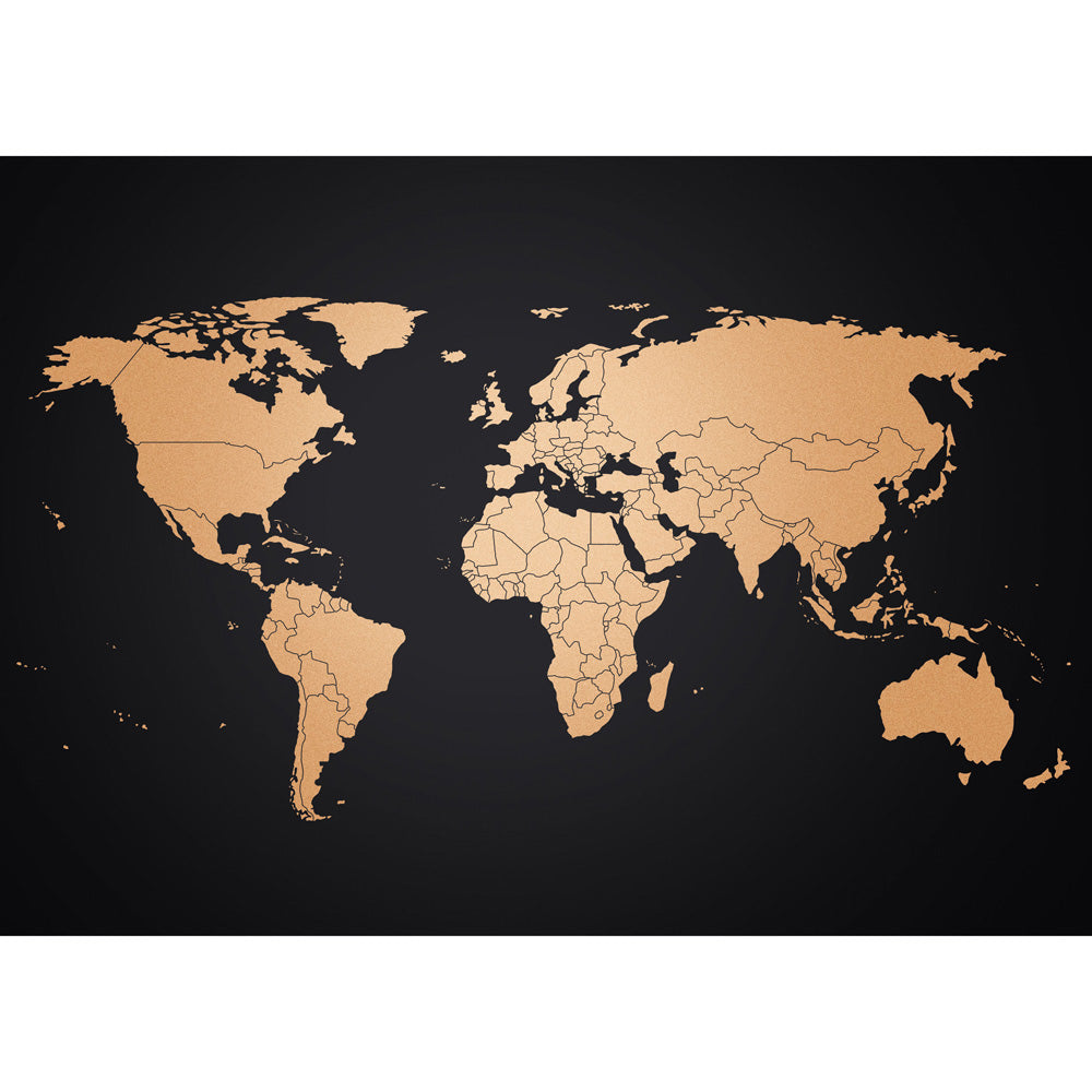 COPPER MAP | Luxury WORLD MAP | Awesome Maps