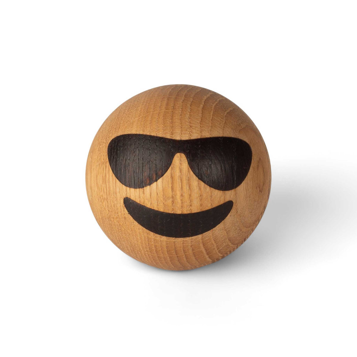 Emoticon in legno Cool – Quercia · Ø 7 cm | Spring Copenhagen