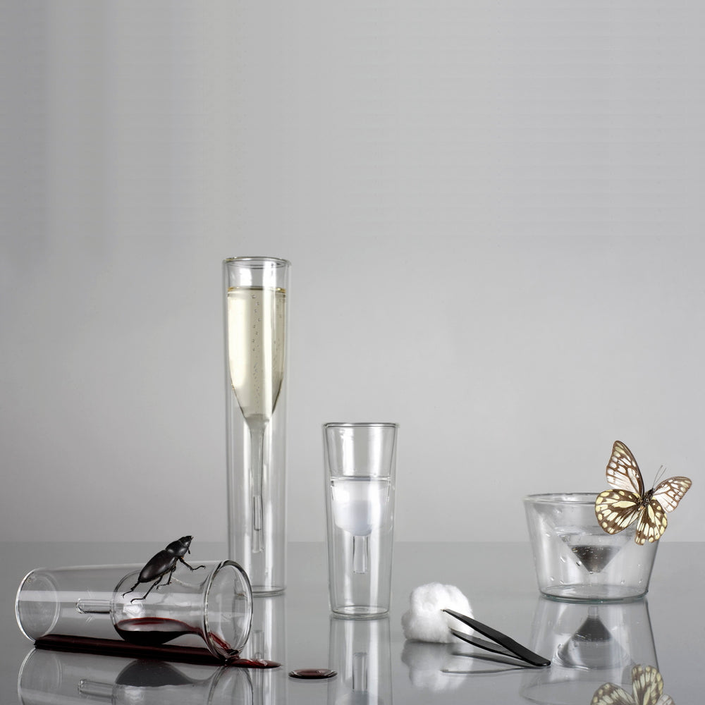 インサイドアウトグラス　INSIDE OUT CHAMPAGNE GLASSES INSIDEOUT Collection - Champagne Glasses - Set of 2 - 100ml | byAMT Al