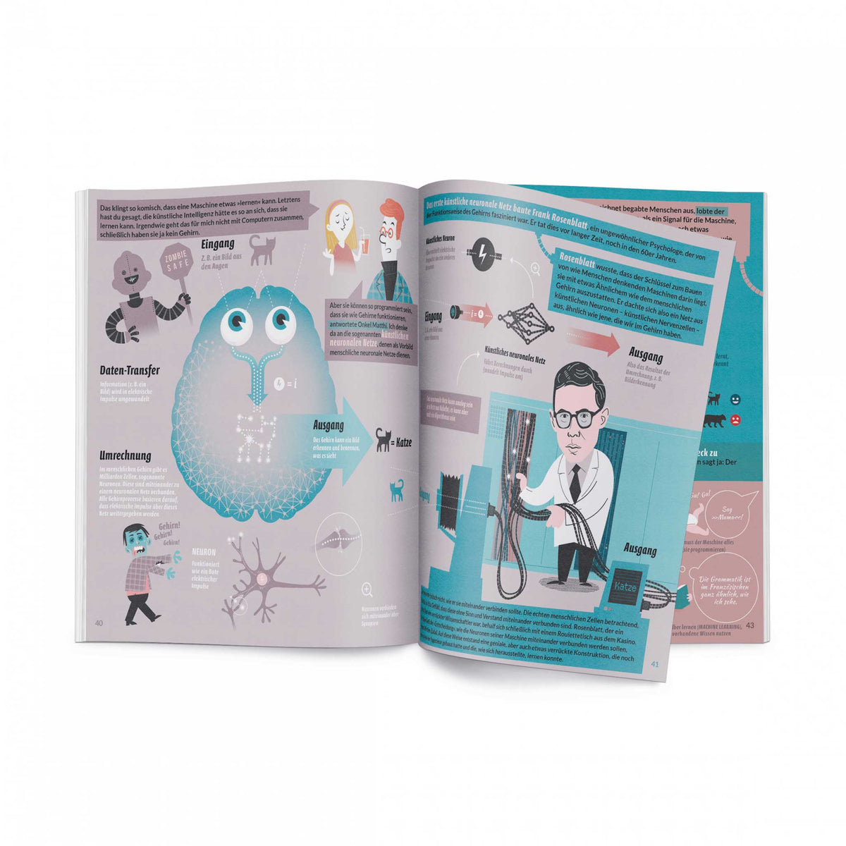 AVA im Land der Zukunft | Wie KÜNSTLICHE INTELLIGENZ funktioniert | KIDS-KNOWLEDGE BOOK | KINDER-WISSENBUCH | Ryszard Tadeusiewicz & Maria Mazurek | Helvetiq