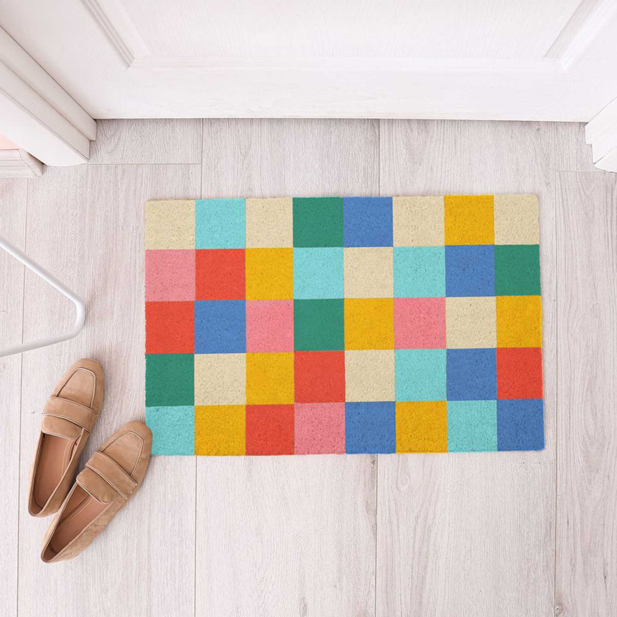 Fußmatte "Summer Squares" – Bunt · 70×40 cm | Fisura